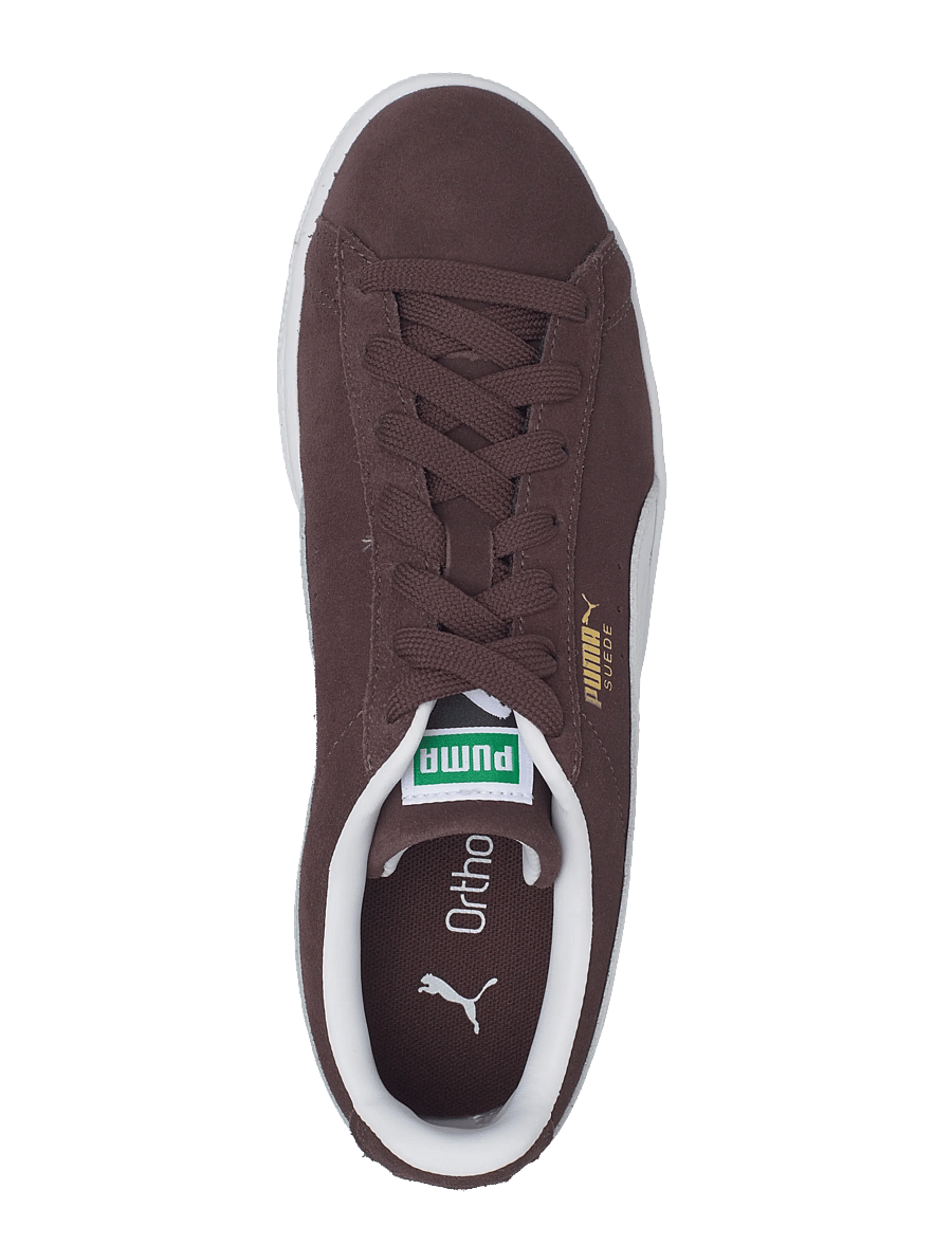 PUMA - Suede Classic - niedrige sneakers - chocolate brown-puma white - 3