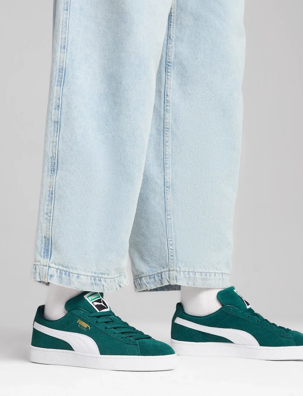 PUMA - Suede Classic - low tops - dark myrtle-puma white - 0