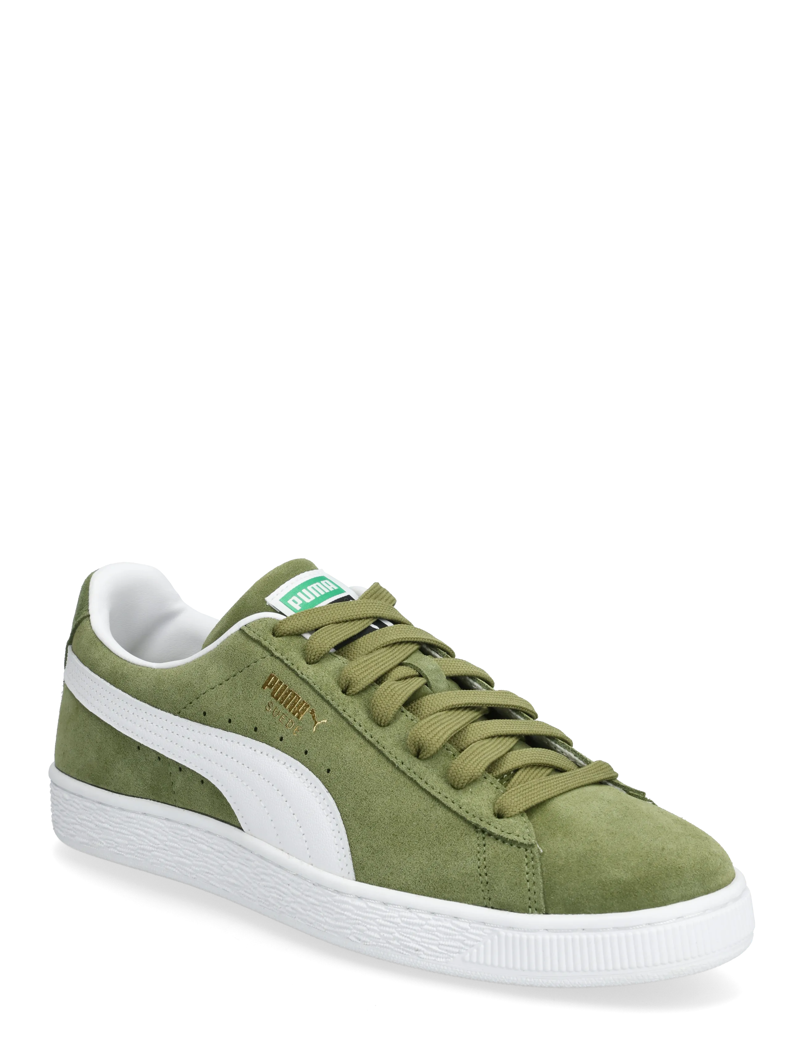 PUMA Suede Classic - Kengät - OLIVE GREEN-PUMA WHITE / khaki/green