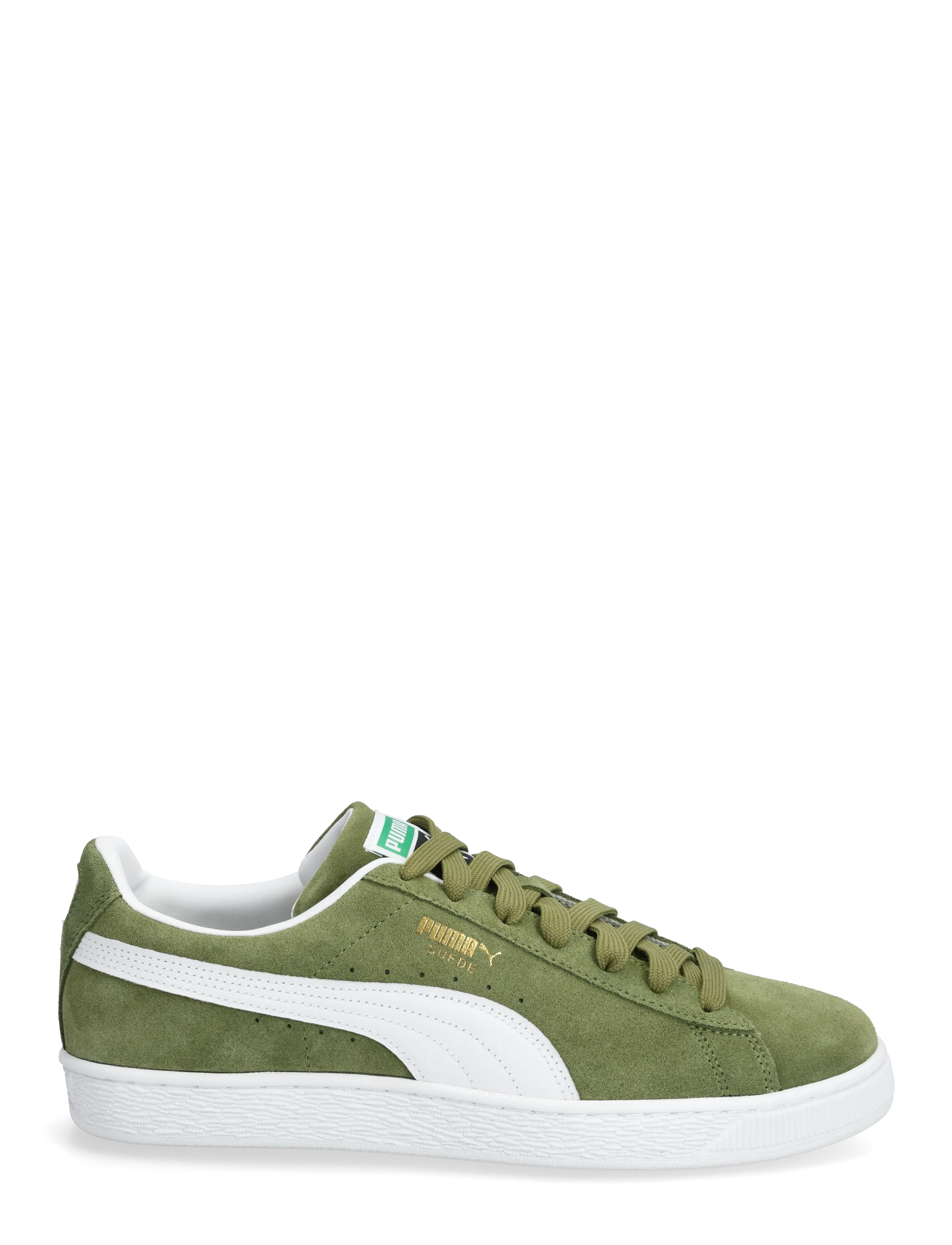 PUMA - Suede Classic - kõrge säärega tossud - olive green-puma white - 1