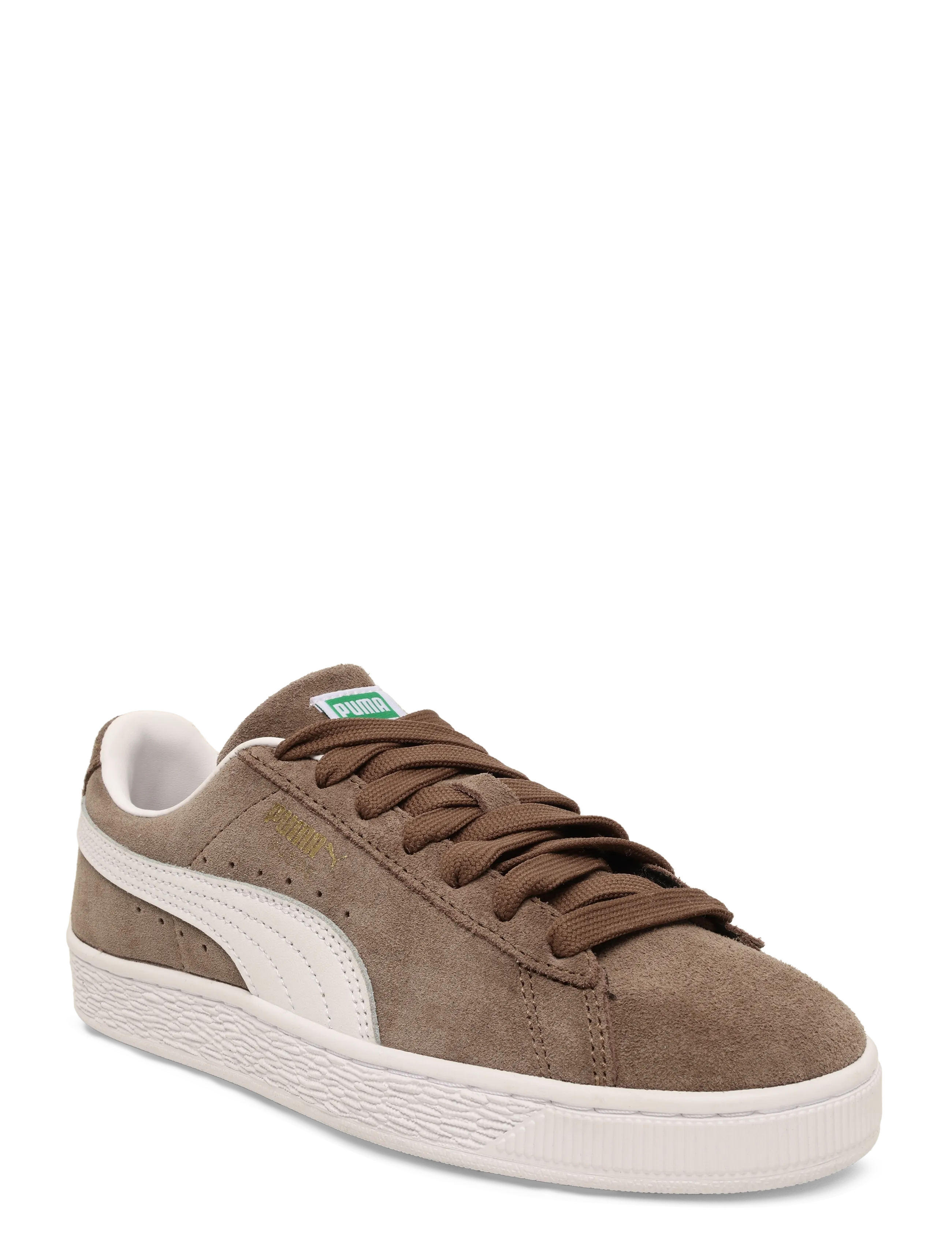 PUMA Suede Classic Jr, Børn, Klassisk Ruskind Sneaker, Brun, Str: 39