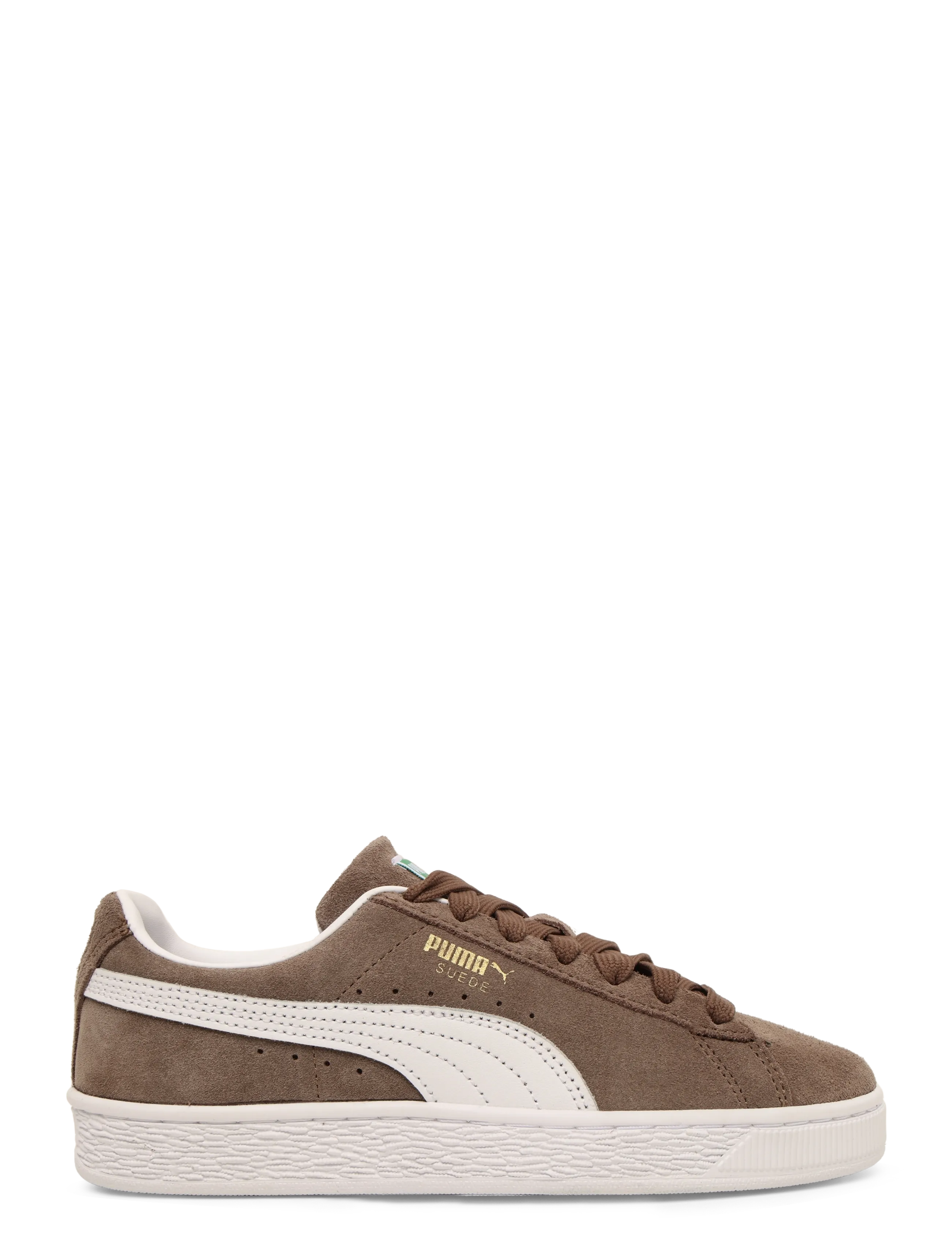 PUMA - Suede Classic Jr - kläder - haute coffee-puma white - 2