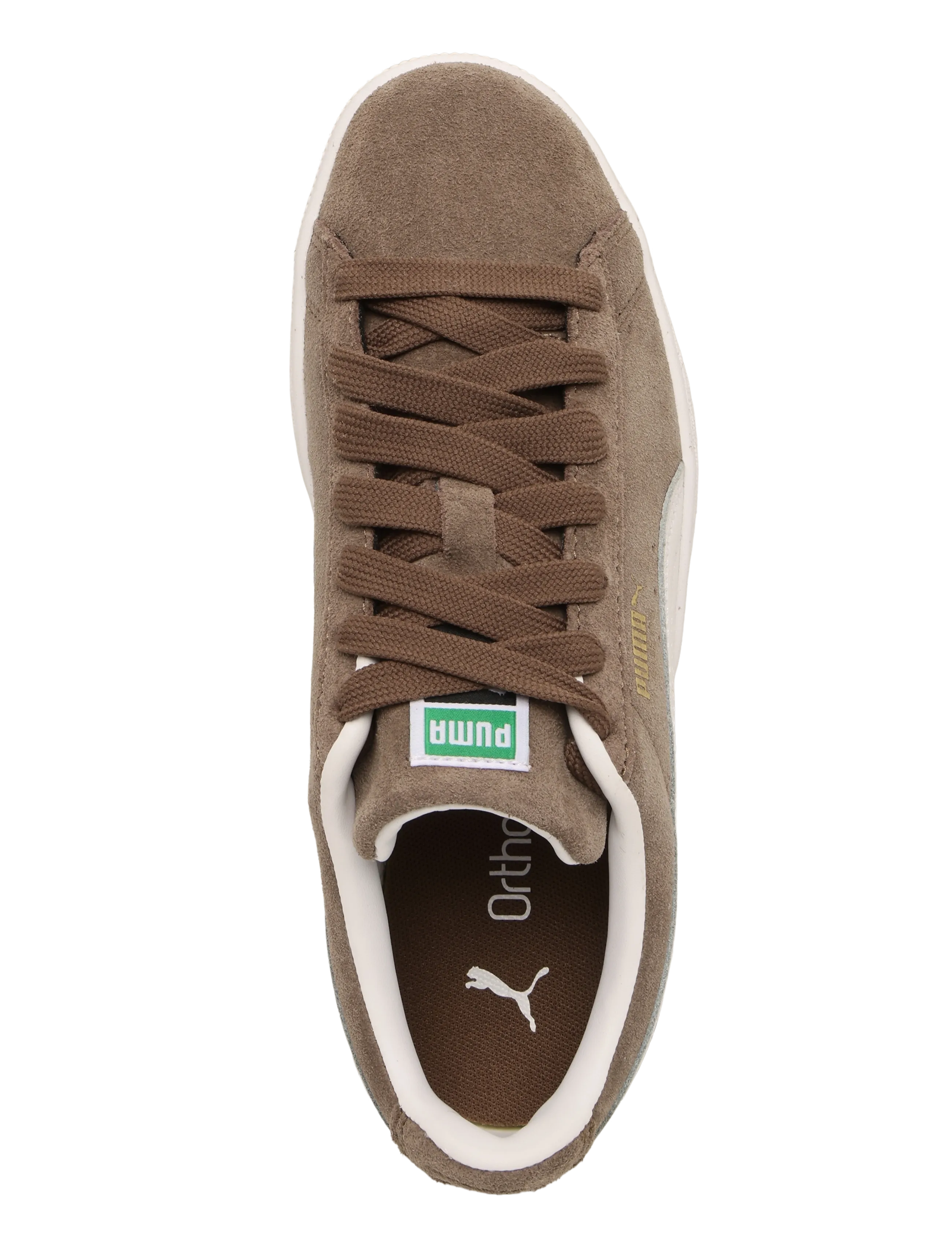 PUMA - Suede Classic Jr - kläder - haute coffee-puma white - 3