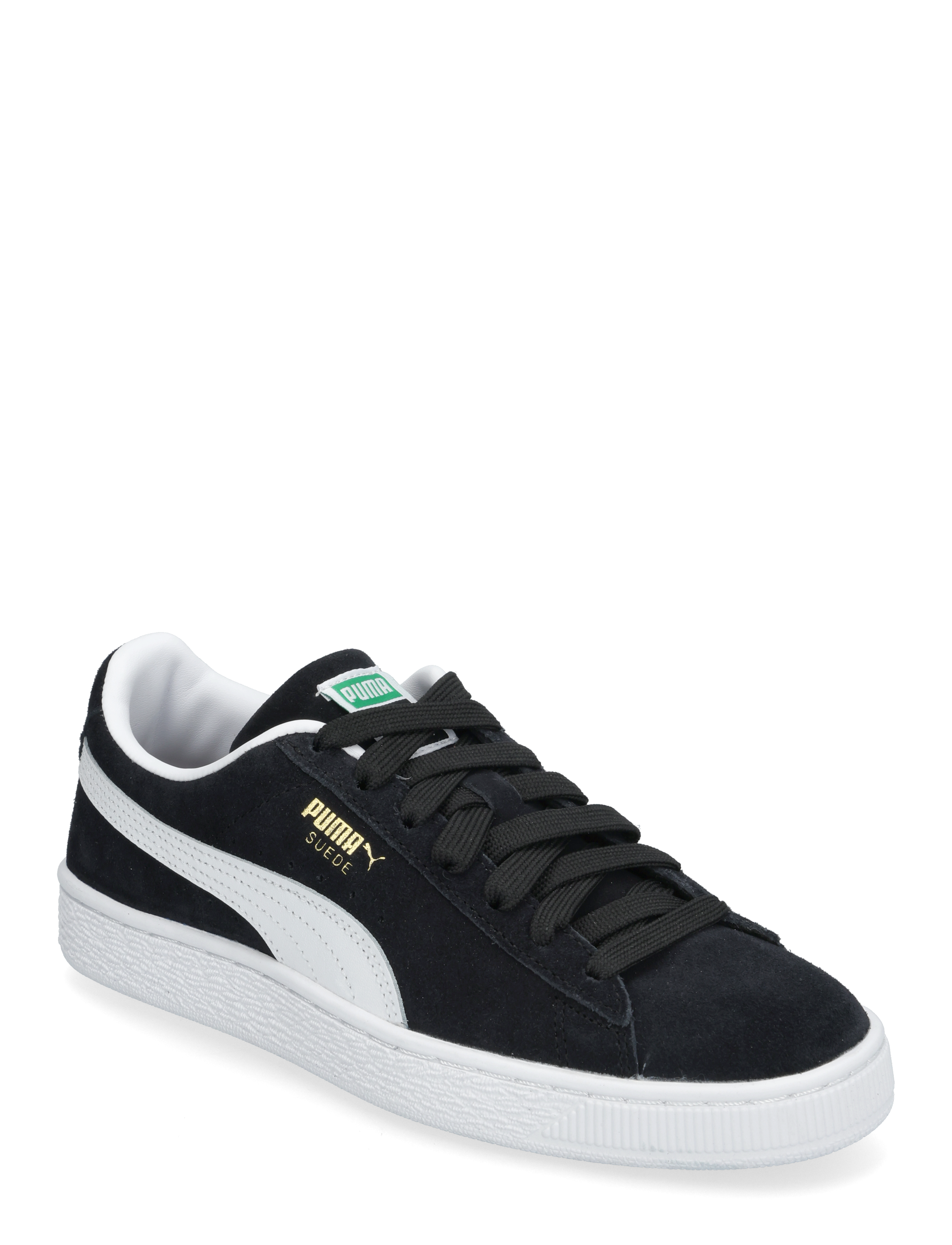 PUMA Suede Classic Jr, Børn, Klassisk Ruskind Sneaker, Sort, Str: 39