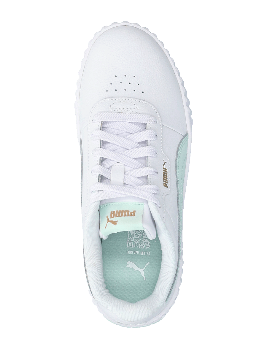 PUMA - Carina 3.0 - sporta apavi ar zemu augšdaļu - puma white-peaceful blue-puma gold - 3