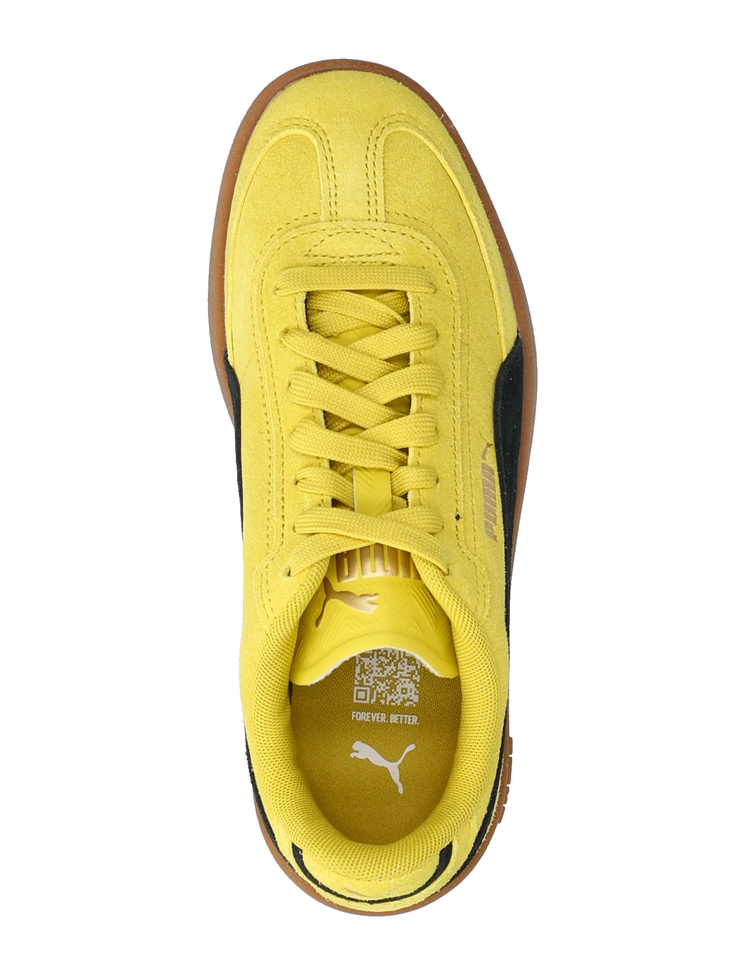 PUMA - Puma Club II Era Suede - niedrige sneakers - dazzling yellow-puma black - 3