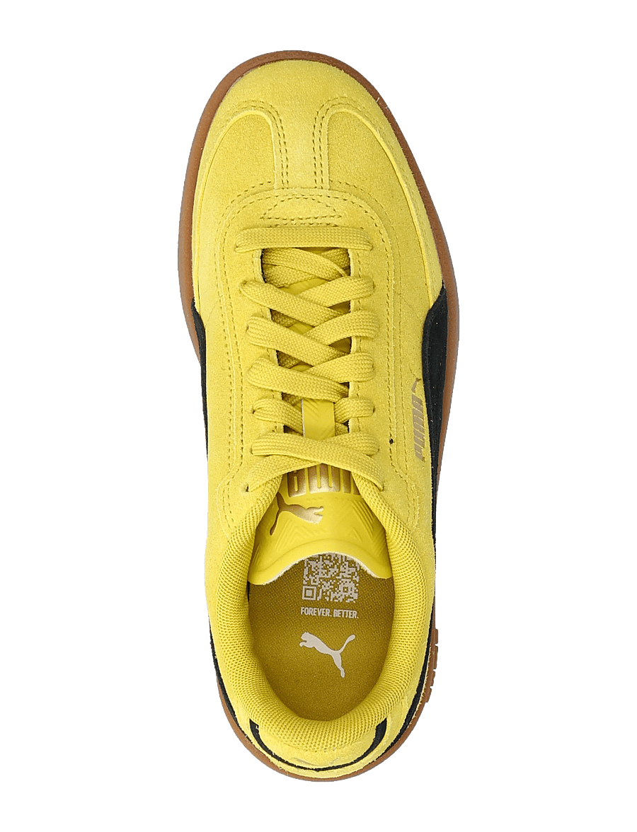 PUMA - Puma Club II Era Suede - niedrige sneakers - dazzling yellow-puma black - 3