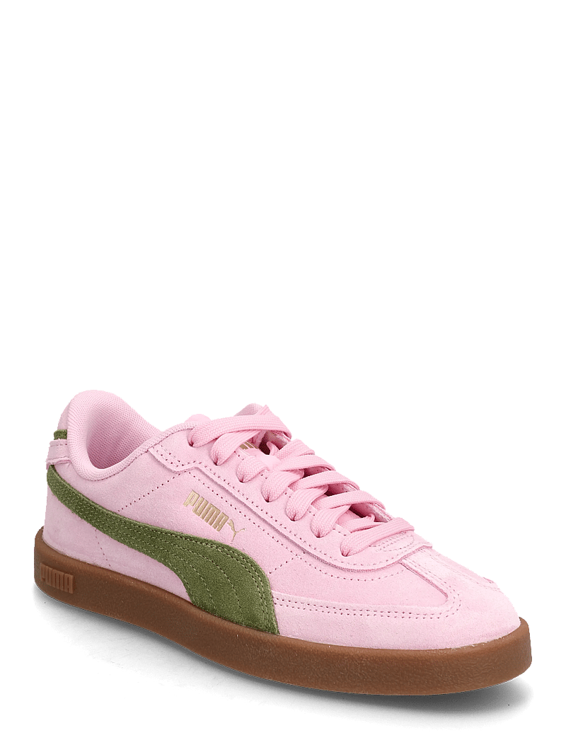 PUMA - Puma Club II Era Suede - niedriger schnitt - pink shimmer-olive green - 0