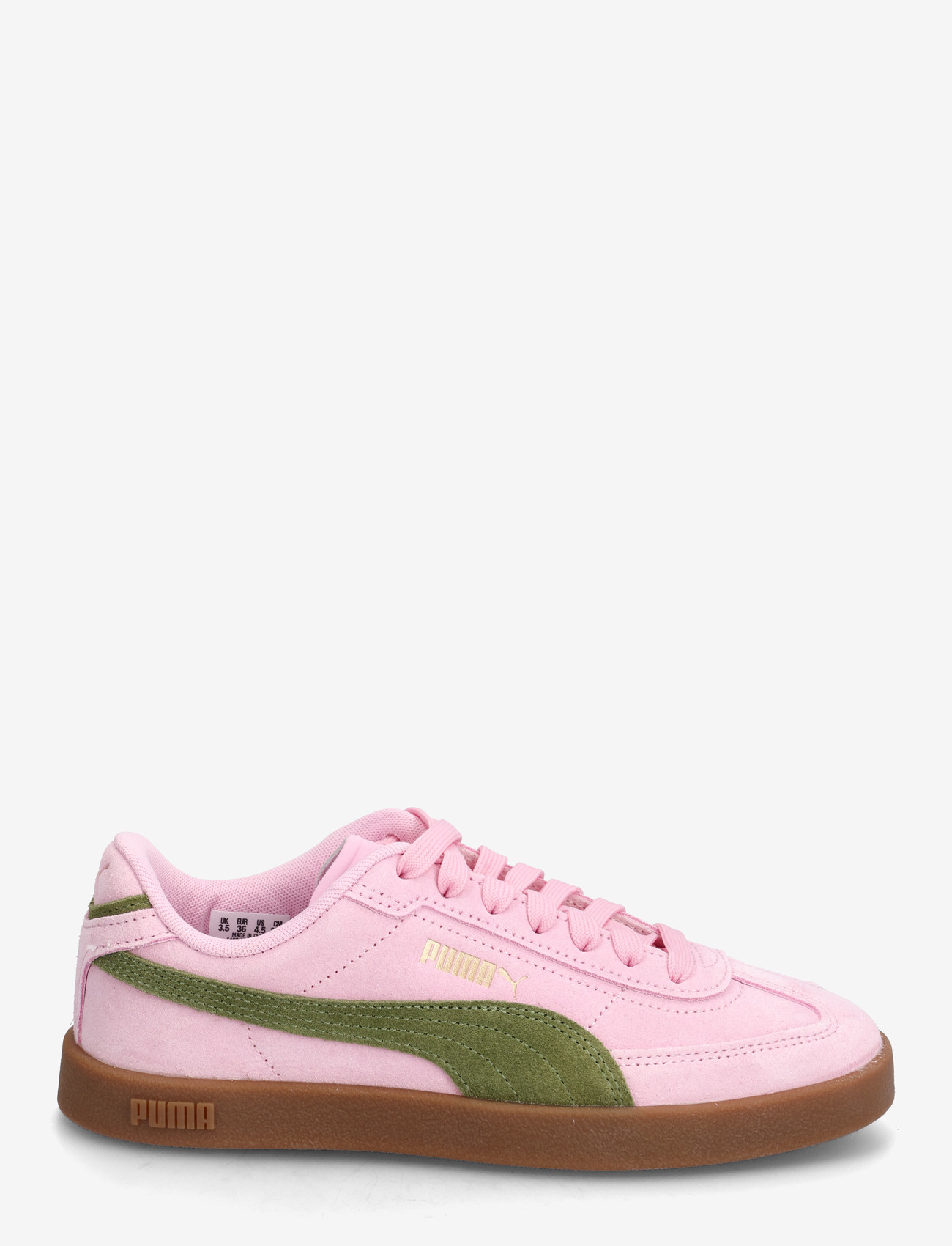 PUMA - Puma Club II Era Suede - niedriger schnitt - pink shimmer-olive green - 1