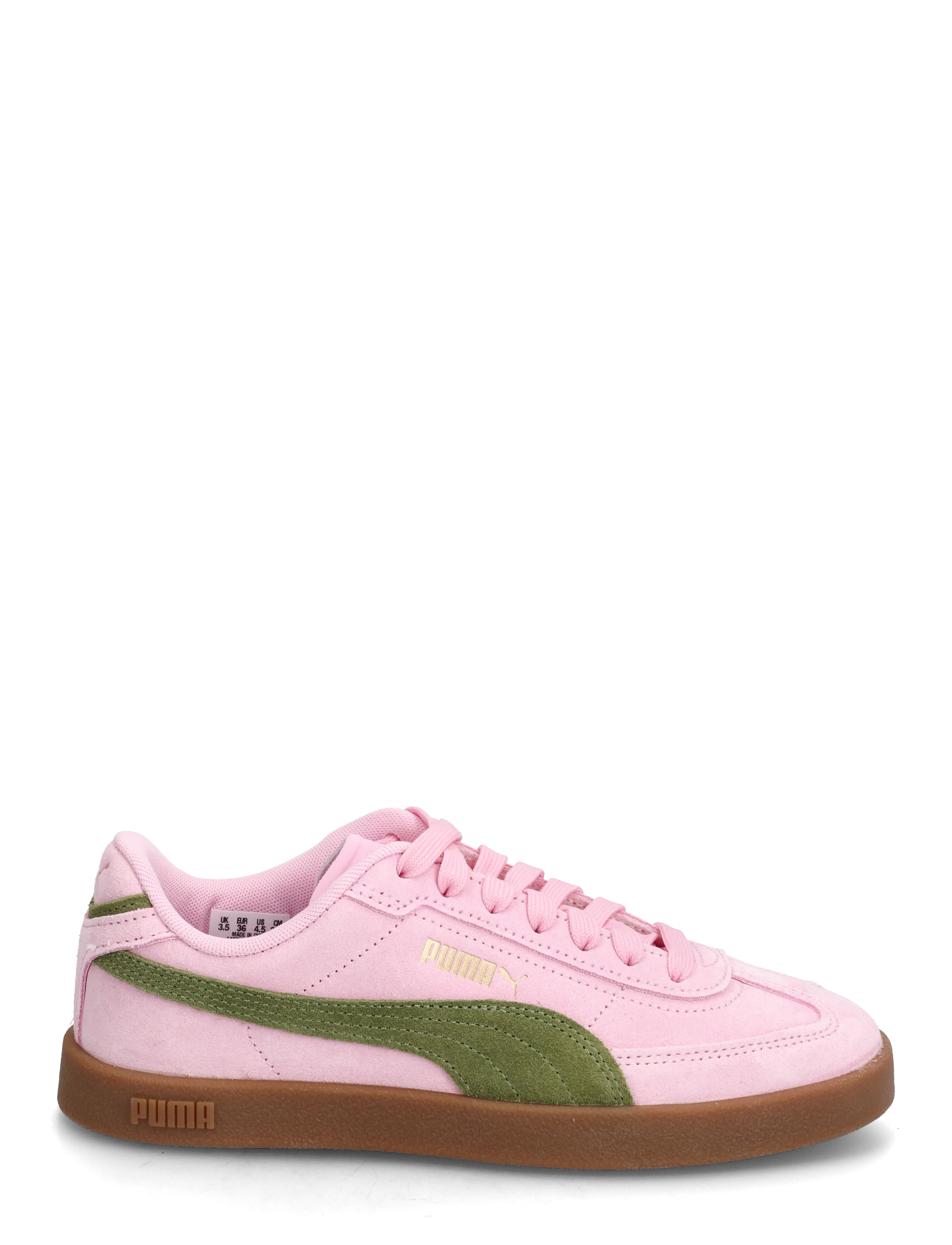 PUMA - Puma Club II Era Suede - lave sneakers - pink shimmer-olive green - 1