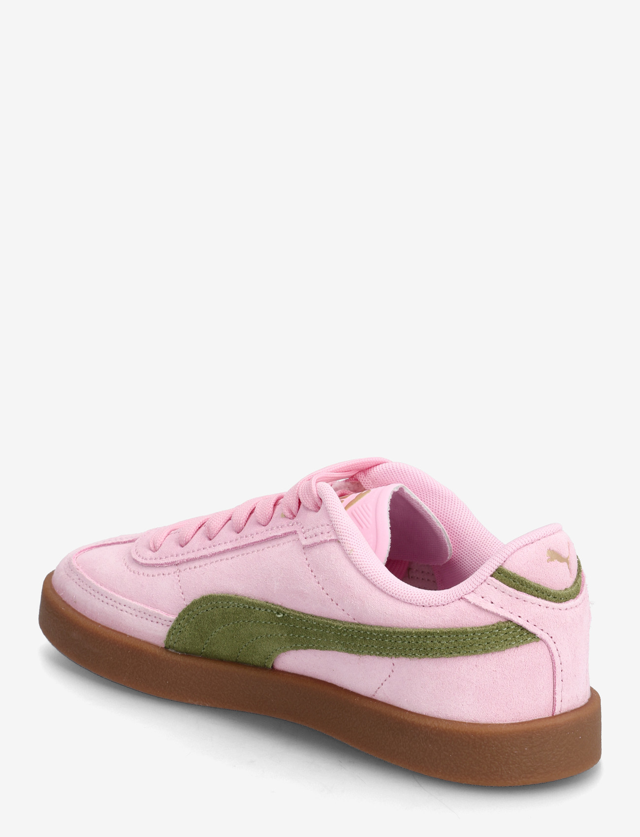 PUMA - Puma Club II Era Suede - niedriger schnitt - pink shimmer-olive green - 2
