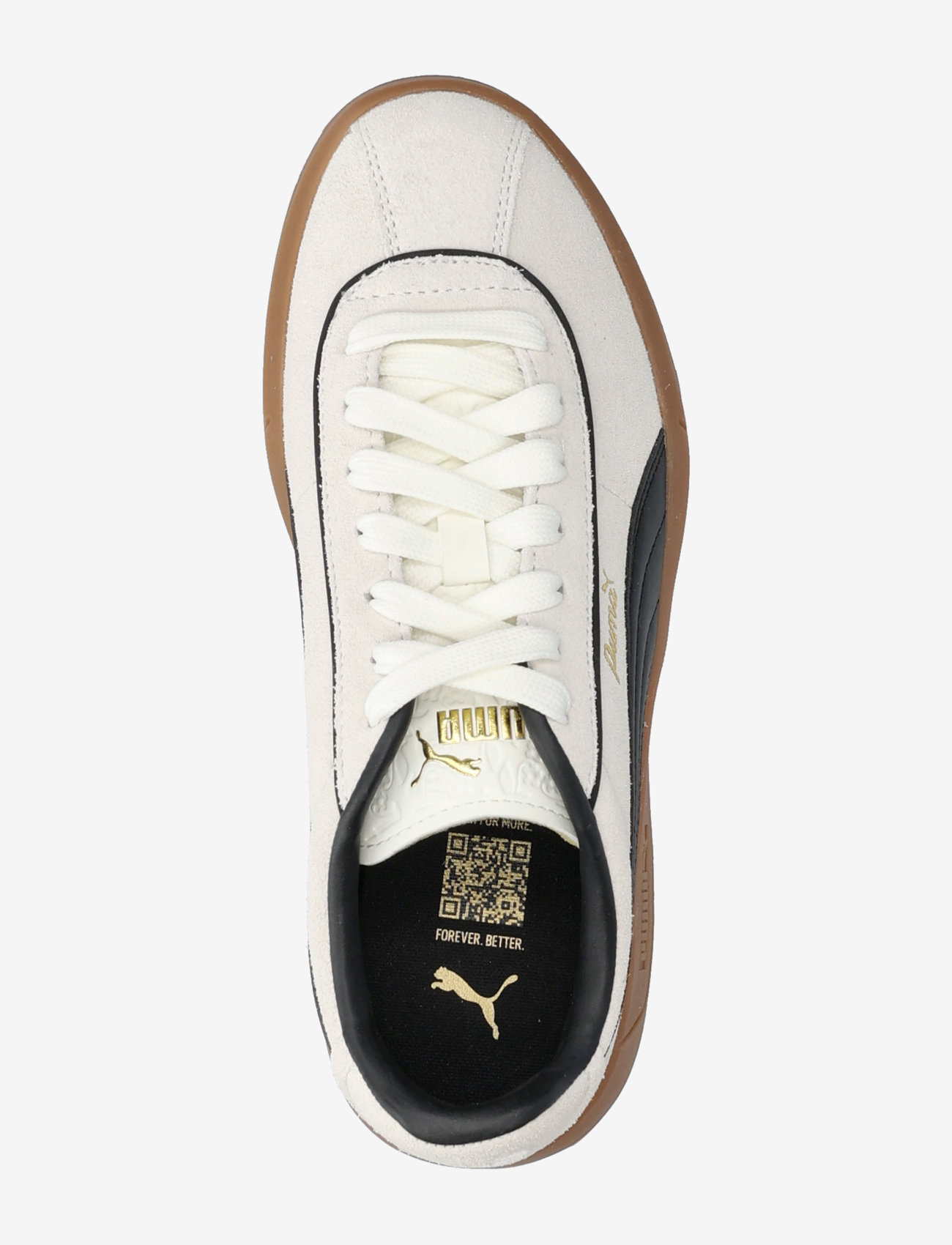 PUMA - Puma Club Klassika SD - low top sneakers - warm white-puma black-puma gold - 3
