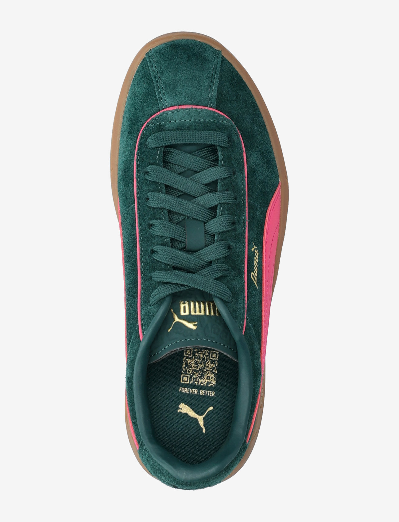 PUMA - Puma Club Klassika SD - low top sneakers - dark myrtle-puma pink - 3