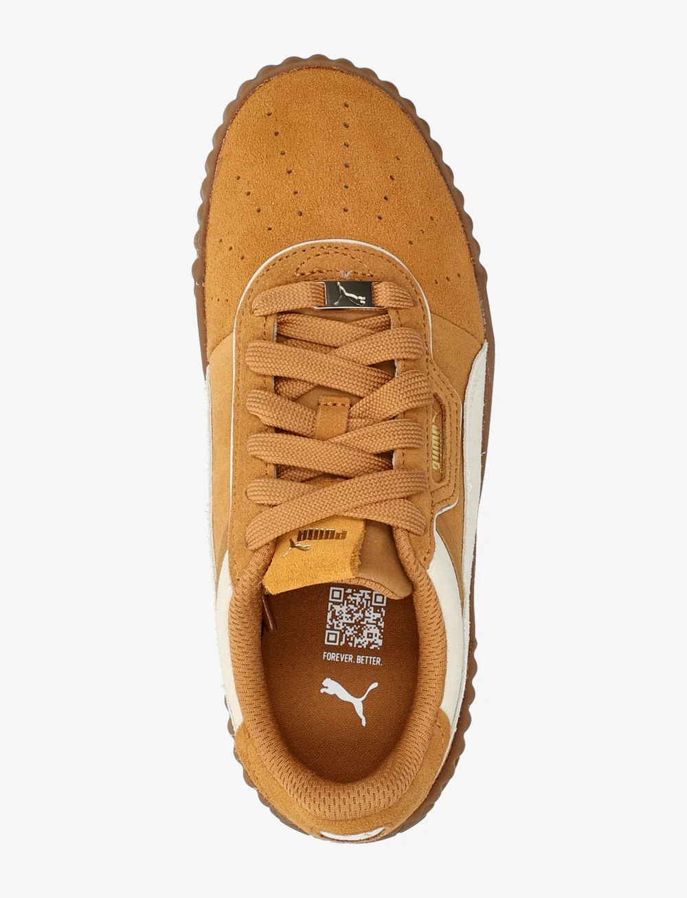 PUMA - Carina 3.0 Luxe SD - sneakers med lav ankel - caramel latte-alpine snow-puma gold - 3