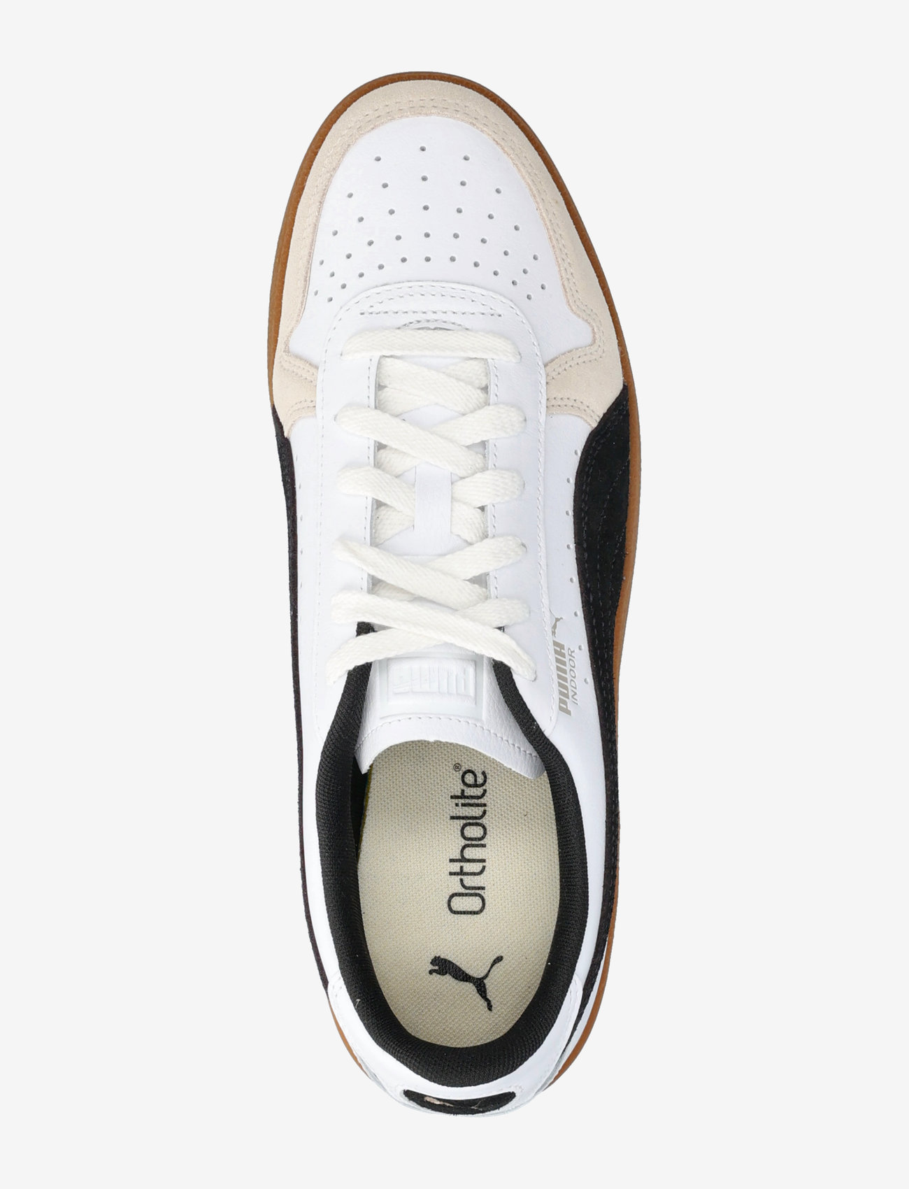 PUMA - Indoor - niedrige sneakers - puma white-puma black-gum - 3