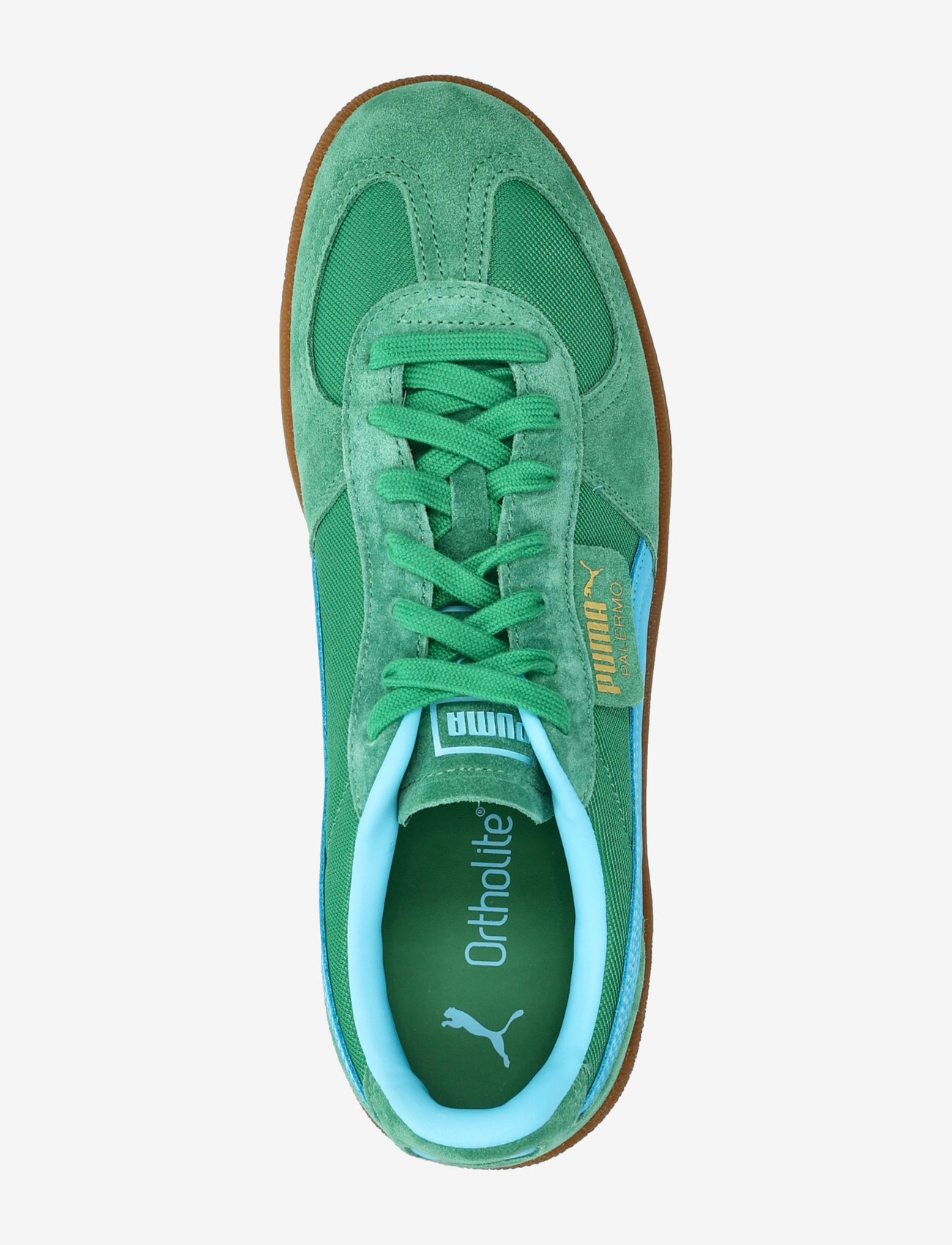PUMA - Palermo Vintage Update - kõrge säärega tossud - archive green-bright aqua - 3
