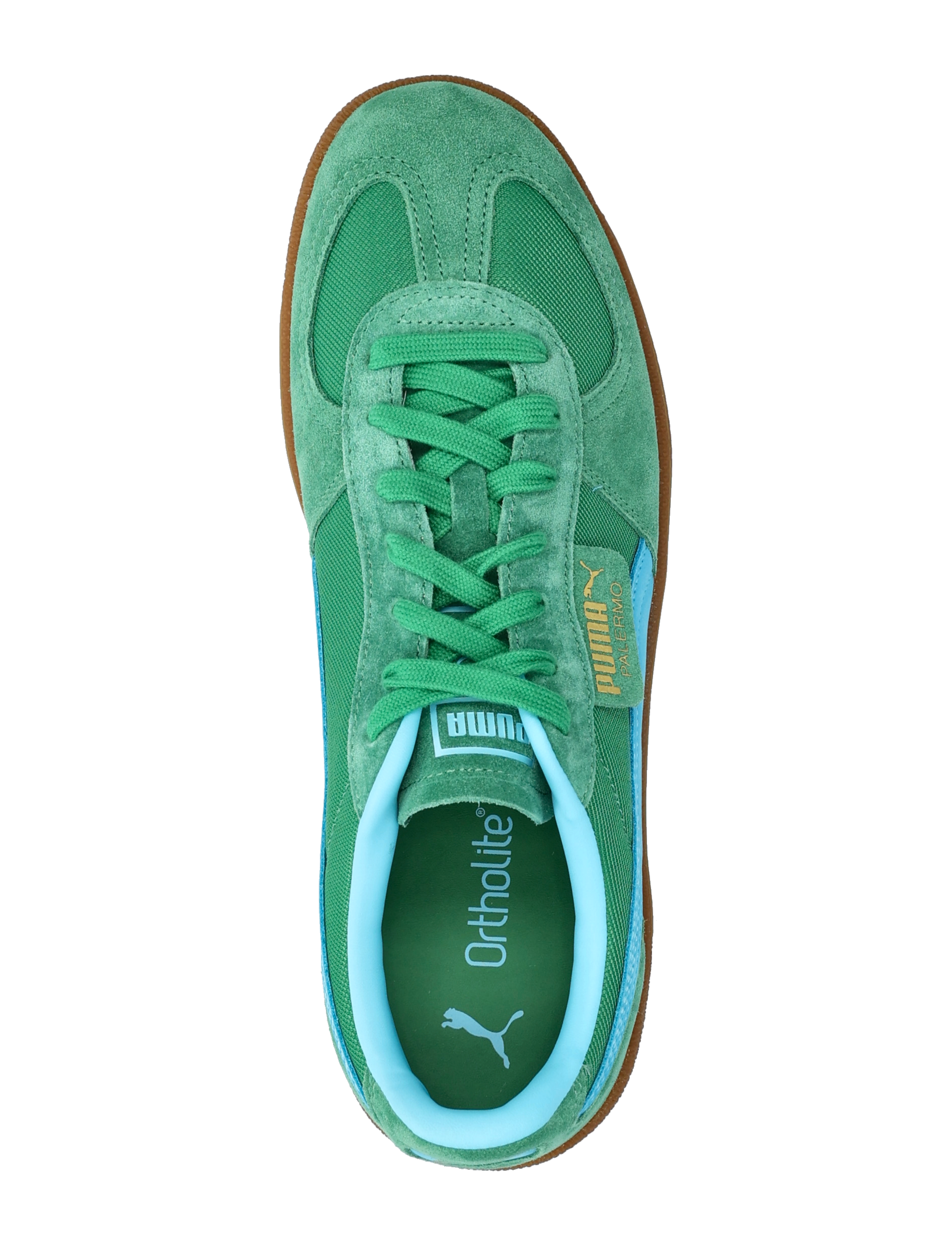 PUMA - Palermo Vintage Update - matalavartiset tennarit - archive green-bright aqua - 3