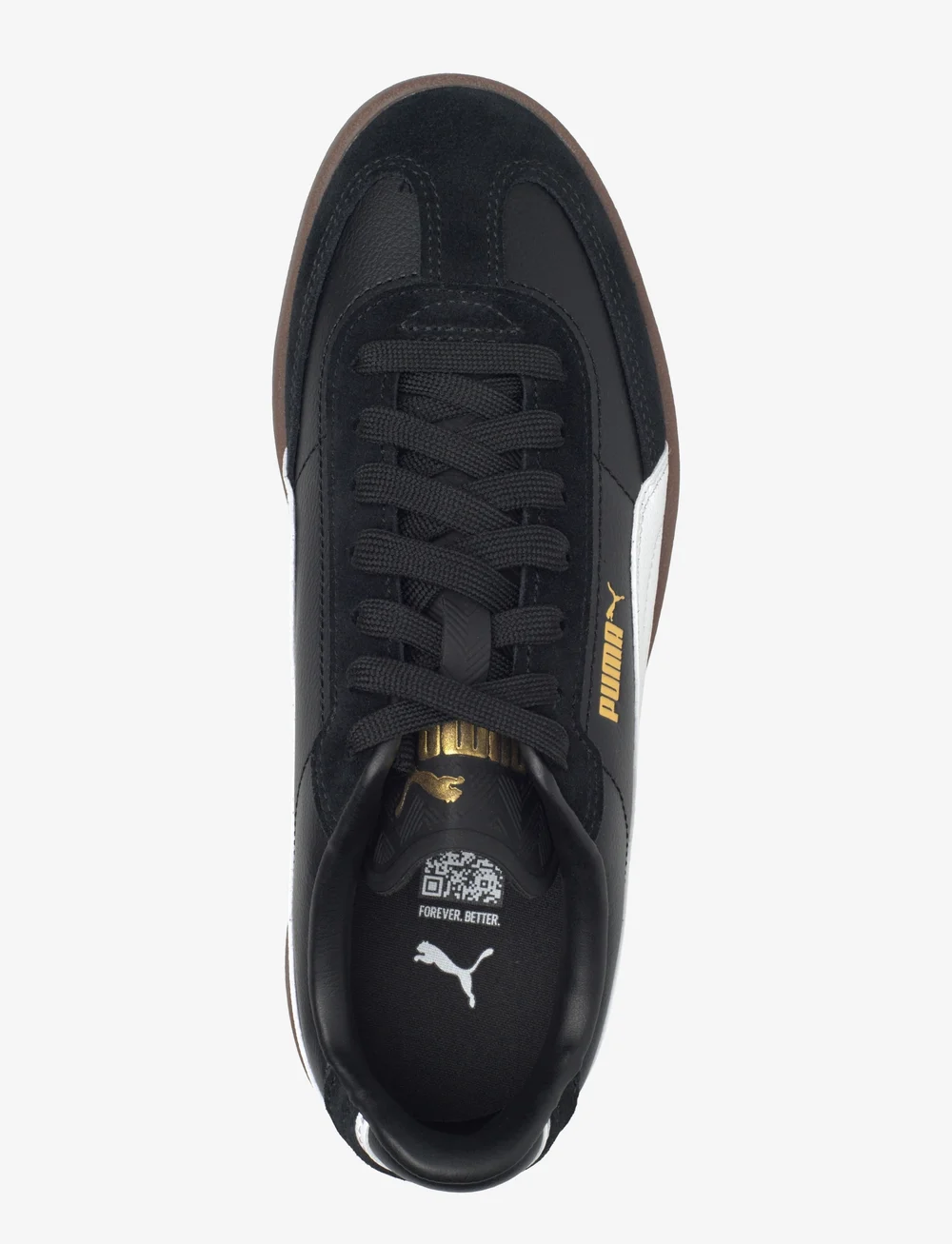 PUMA - Puma Club II Era Jr - riided - puma black-puma white - 3