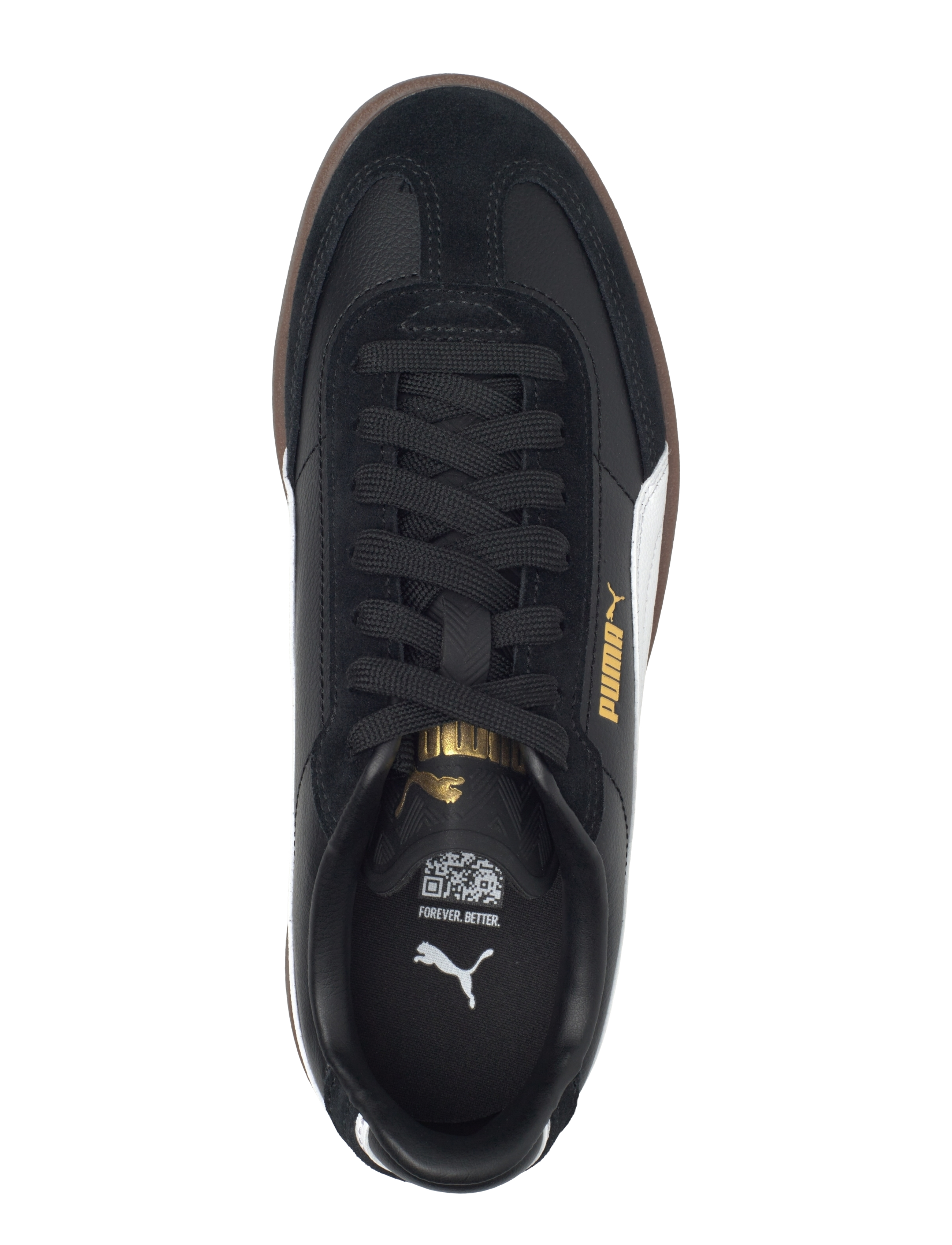 PUMA - Puma Club II Era Jr - riided - puma black-puma white - 3