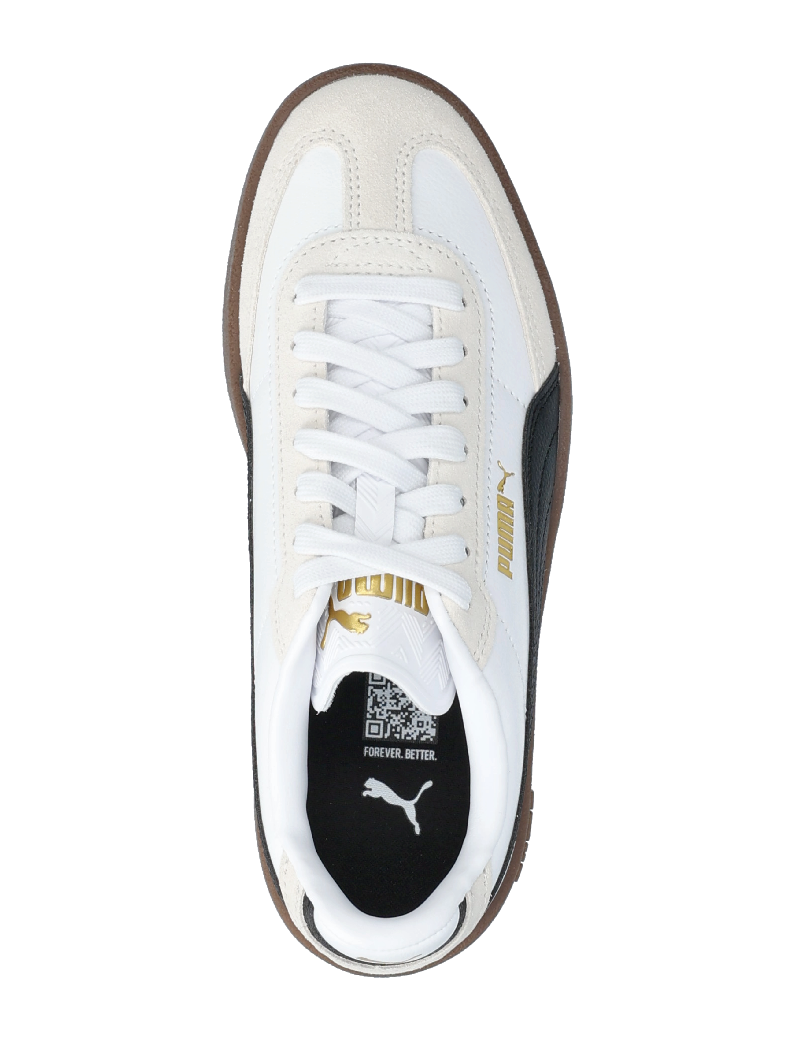 PUMA - Puma Club II Era Jr - puma white-puma black - 3