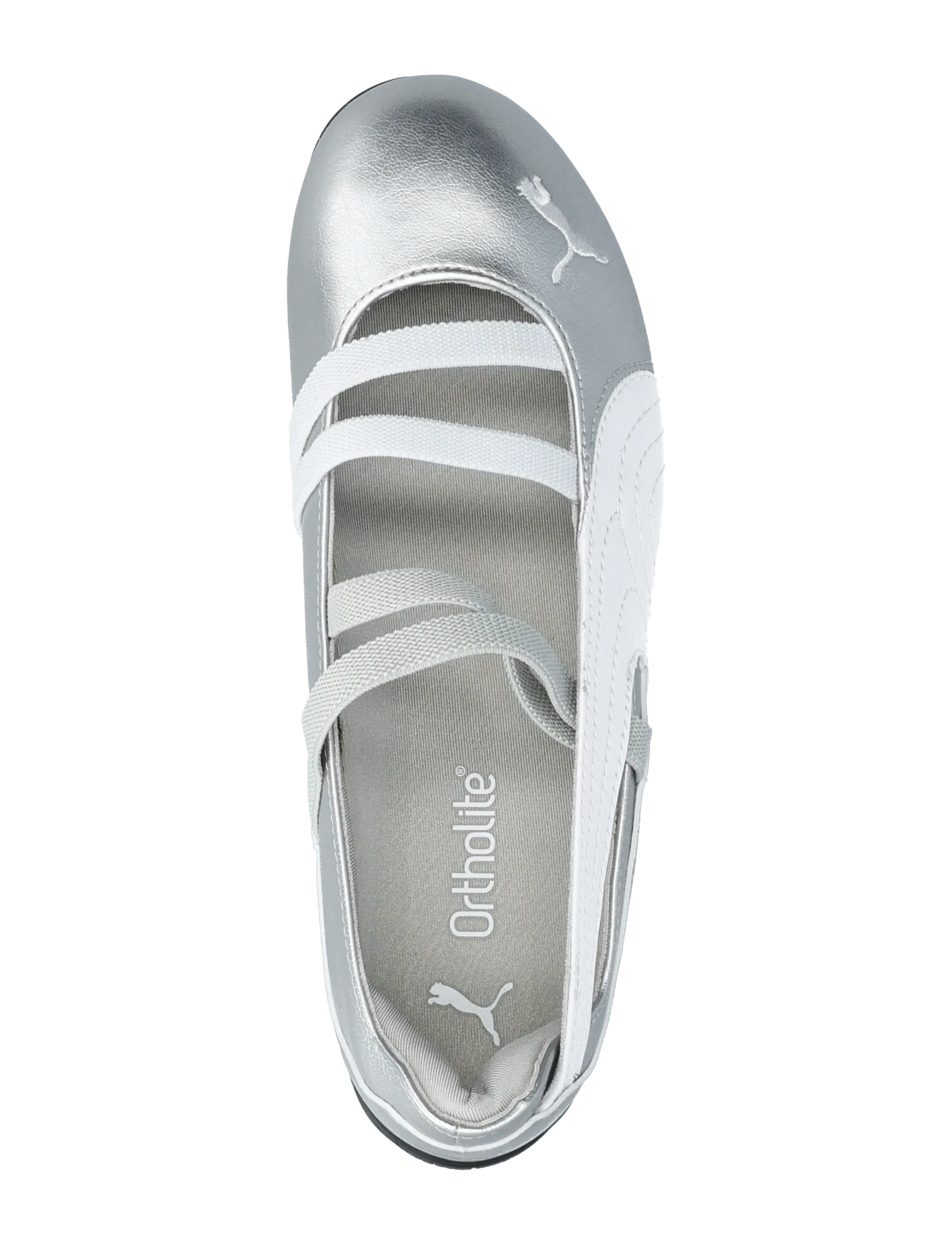 PUMA - Speedcat Ballet Metallic Wns - hversdags sandalar - puma silver-puma white - 3