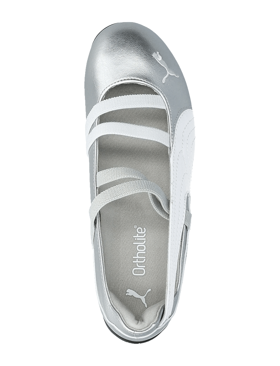 PUMA - Speedcat Ballet Metallic Wns - hversdags sandalar - puma silver-puma white - 3