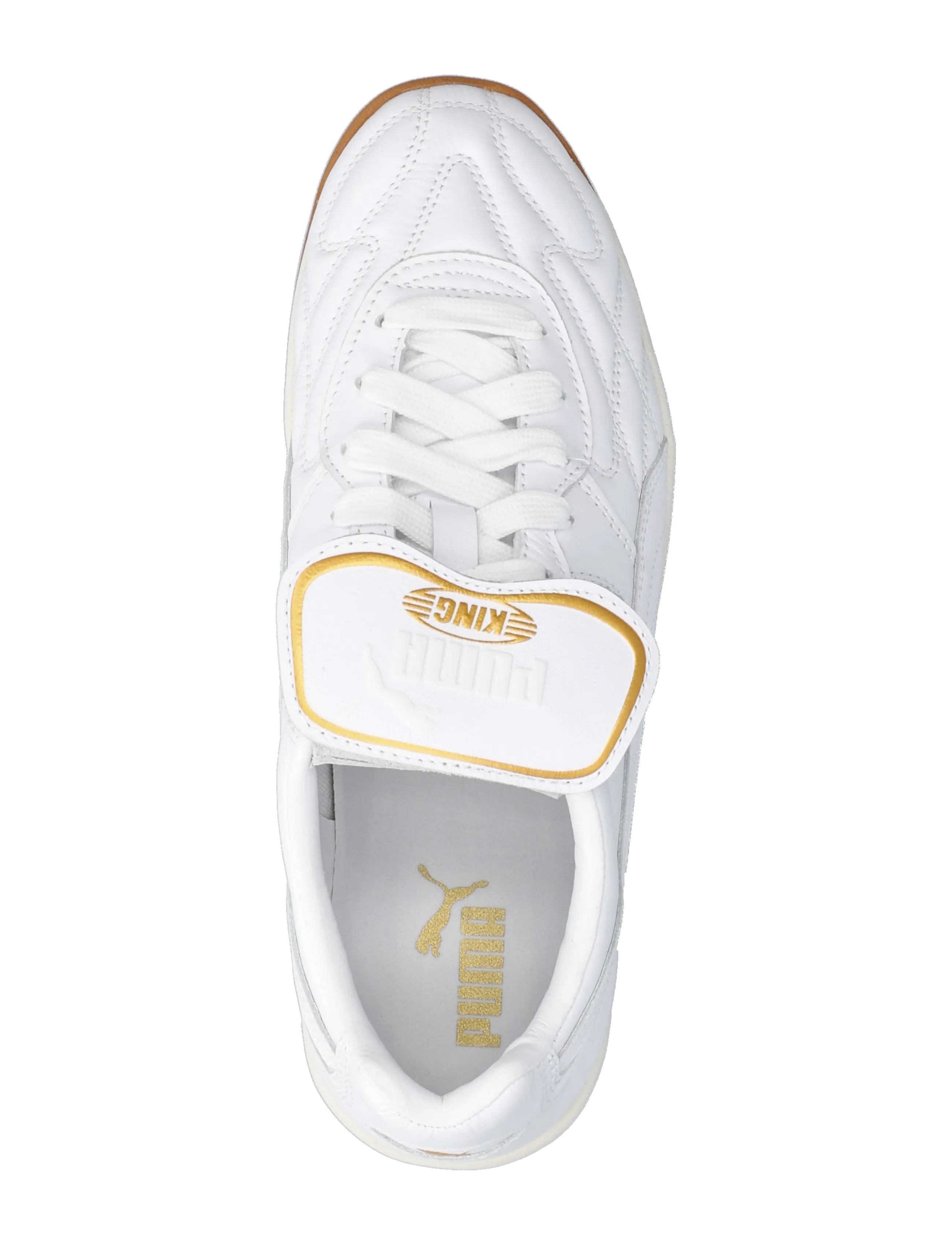 PUMA - King Indoor - lave sneakers - puma white-frosted ivory - 3