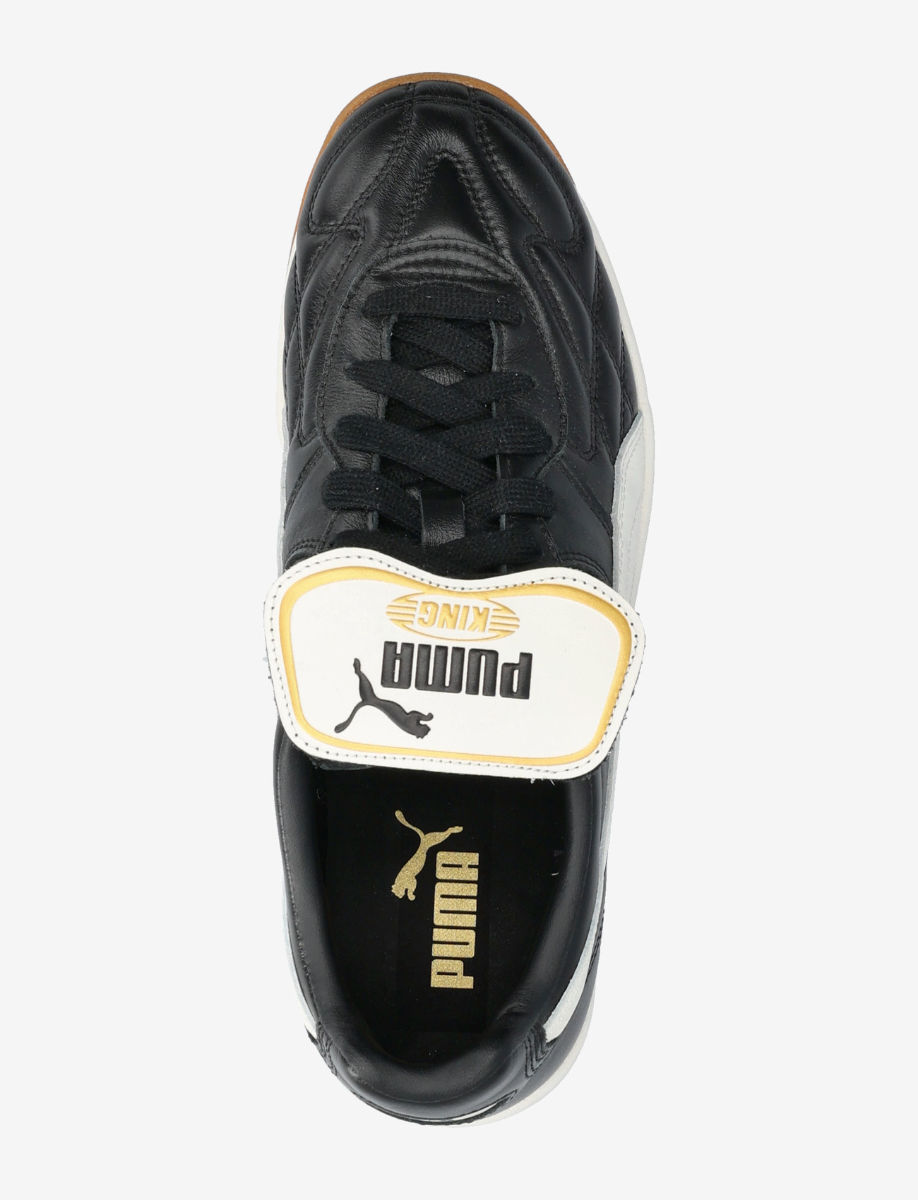 PUMA - King Indoor - lave sneakers - puma black-warm white - 3