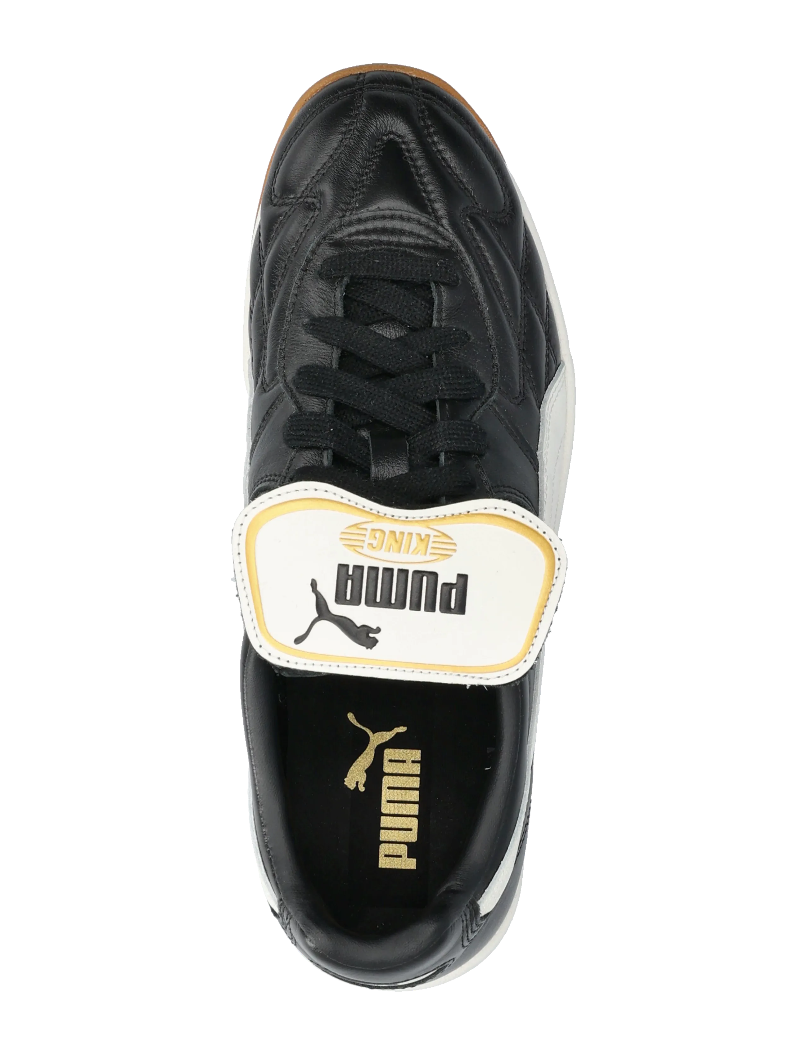 PUMA - King Indoor - lave sneakers - puma black-warm white - 3