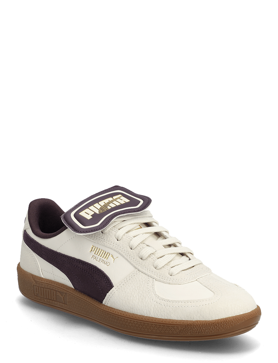 PUMA - Palermo Premium - niedrige sneakers - alpine snow-midnight plum - 0