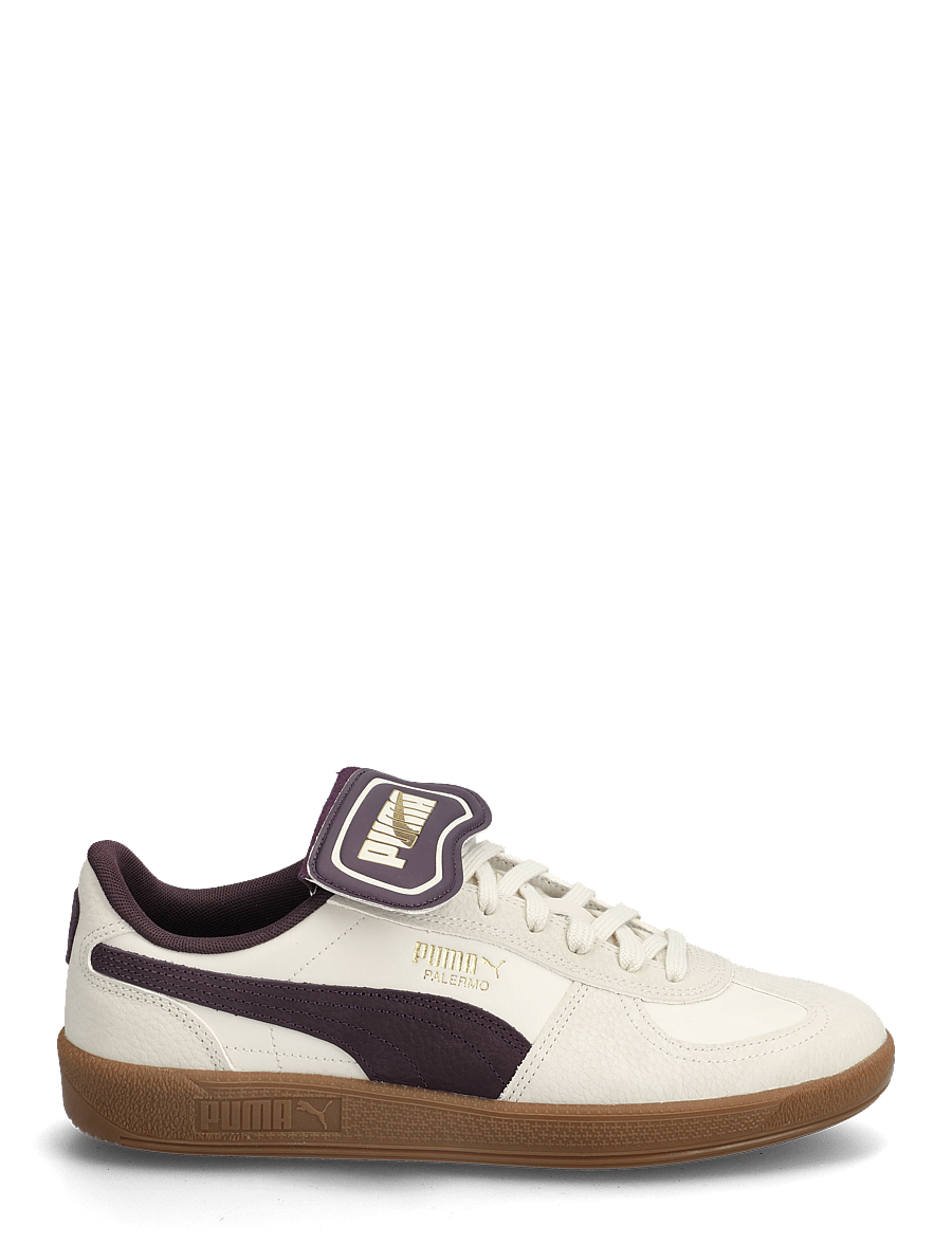 PUMA - Palermo Premium - niedrige sneakers - alpine snow-midnight plum - 1