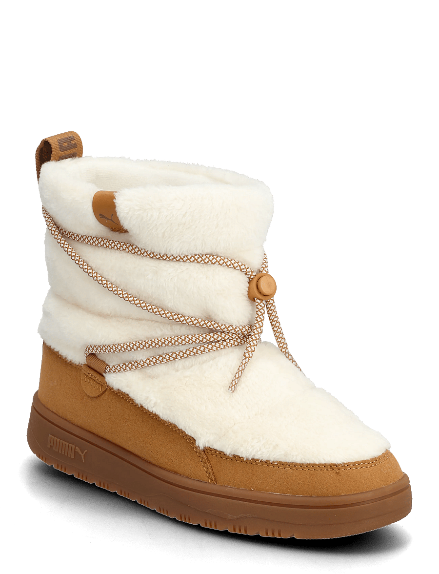 PUMA - Snowbae Suede Wns - Žieminiai batai - frosted ivory-caramel latte - 0