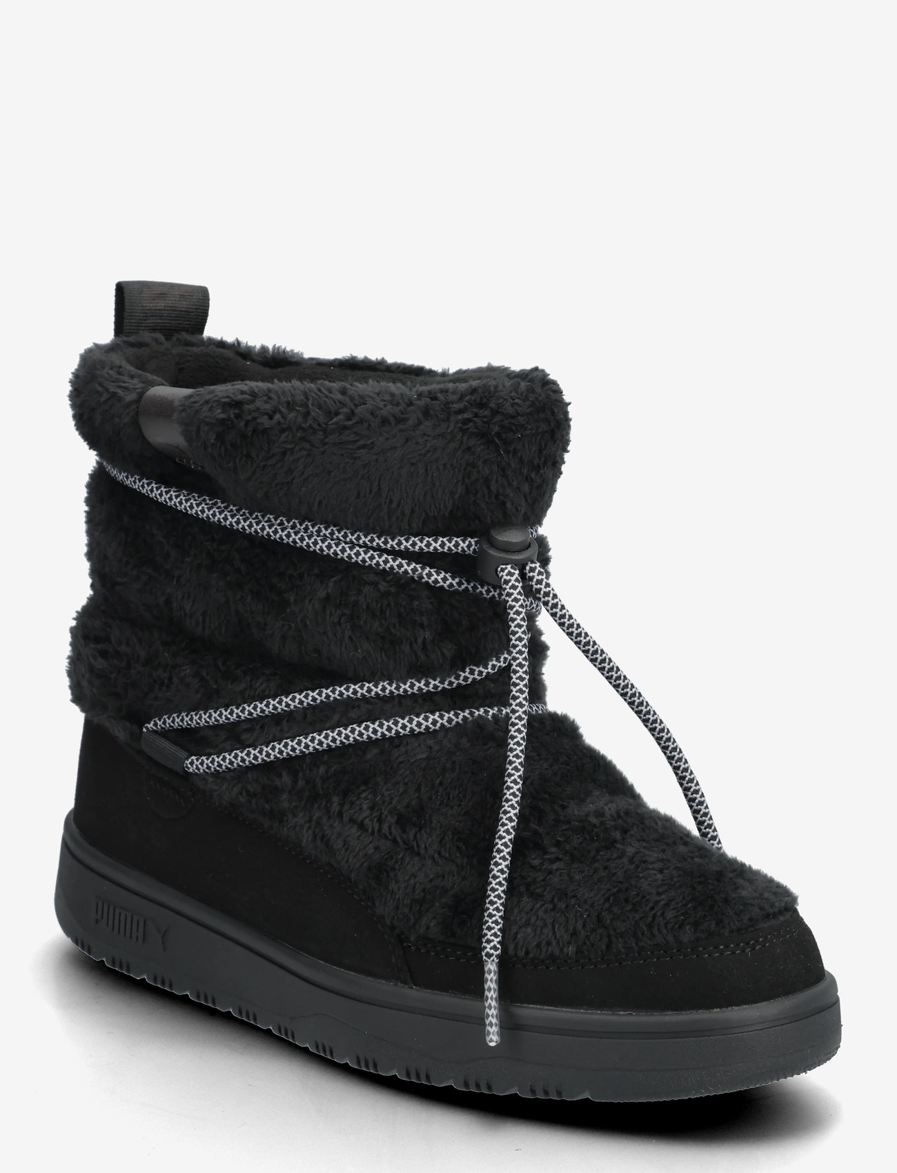 PUMA - Snowbae Suede Wns - vinterstøvler - puma black-flat dark gray - 0