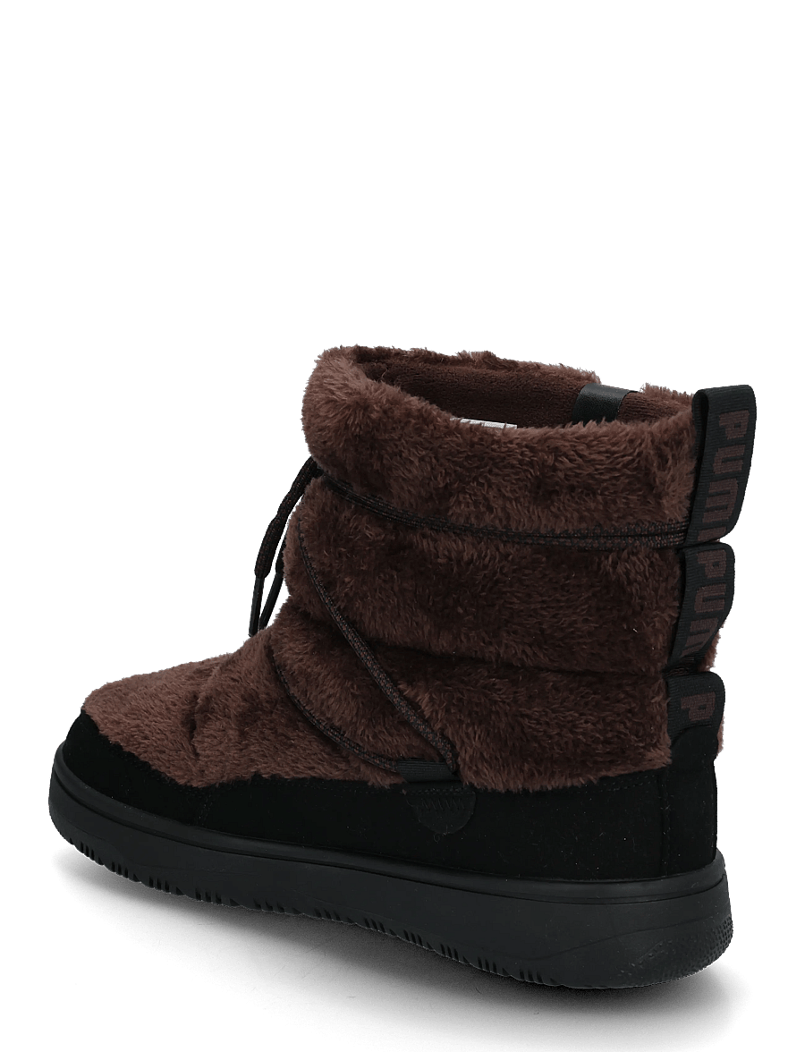 PUMA - Snowbae Suede Wns - vinterstøvler - chocolate fondue-puma black - 1