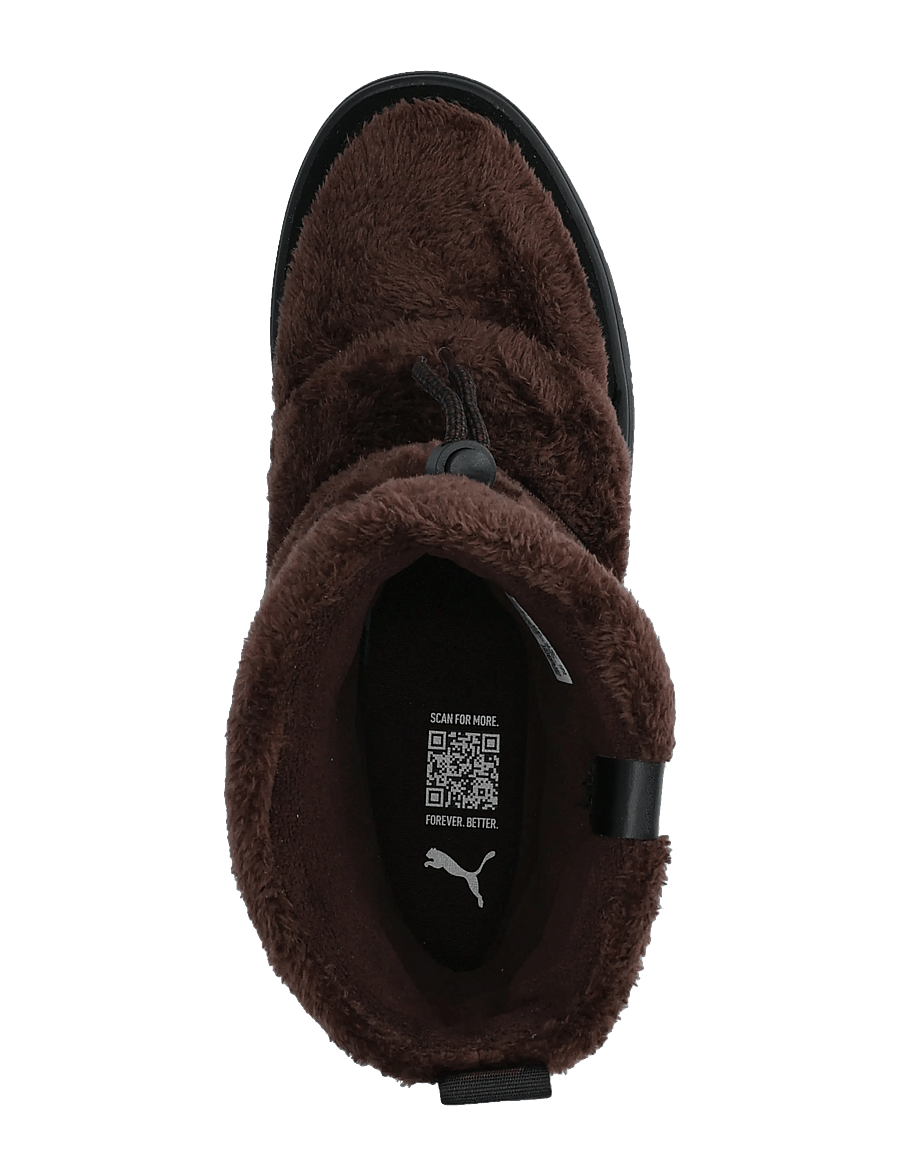 PUMA - Snowbae Suede Wns - vinterstøvler - chocolate fondue-puma black - 3