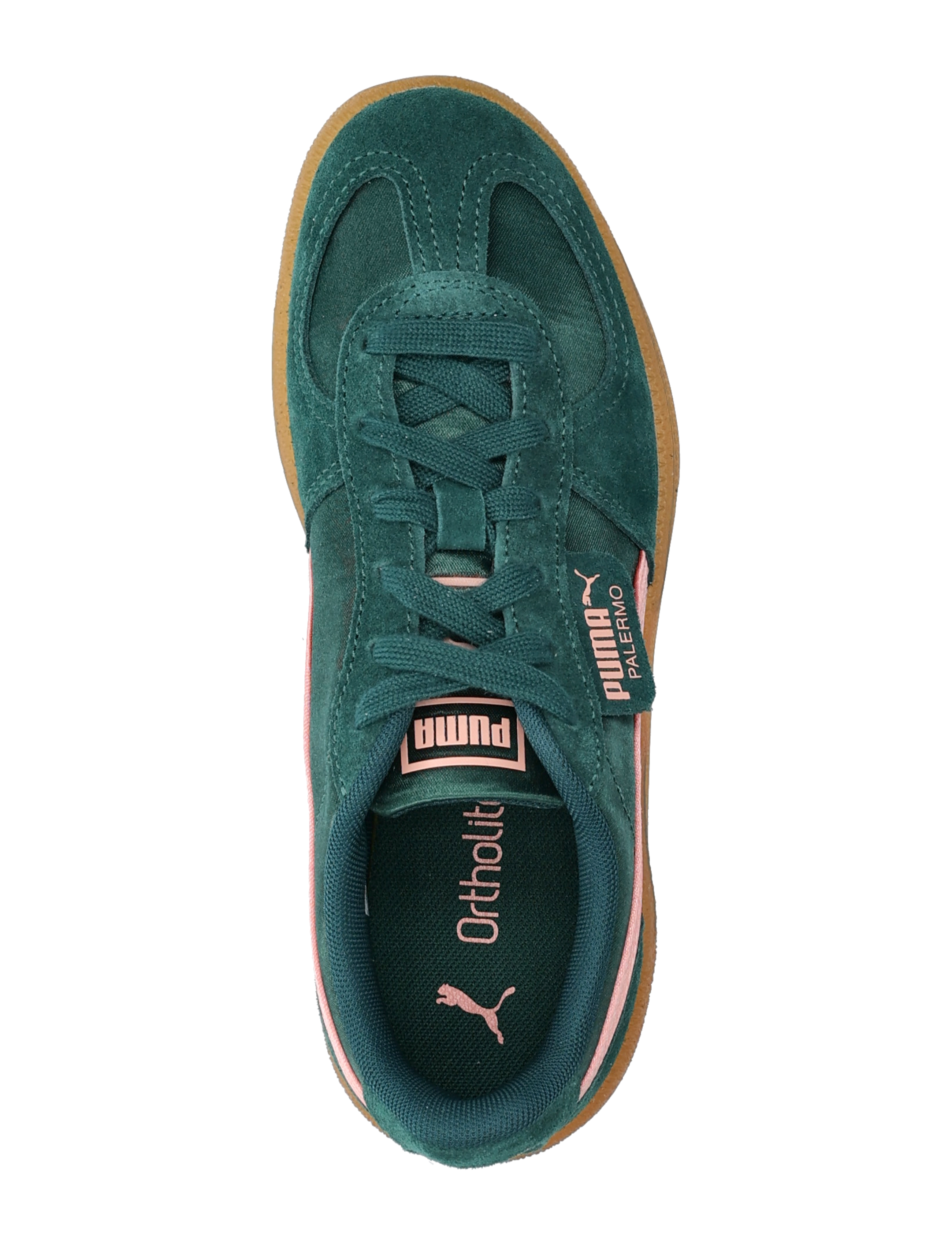PUMA - Palermo Satin Wns - lave sneakers - dark myrtle-pink fruit - 3