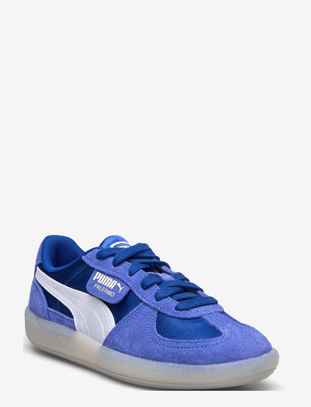 PUMA - Palermo Satin Wns - lave sneakers - vivid blue-feather gray - 0