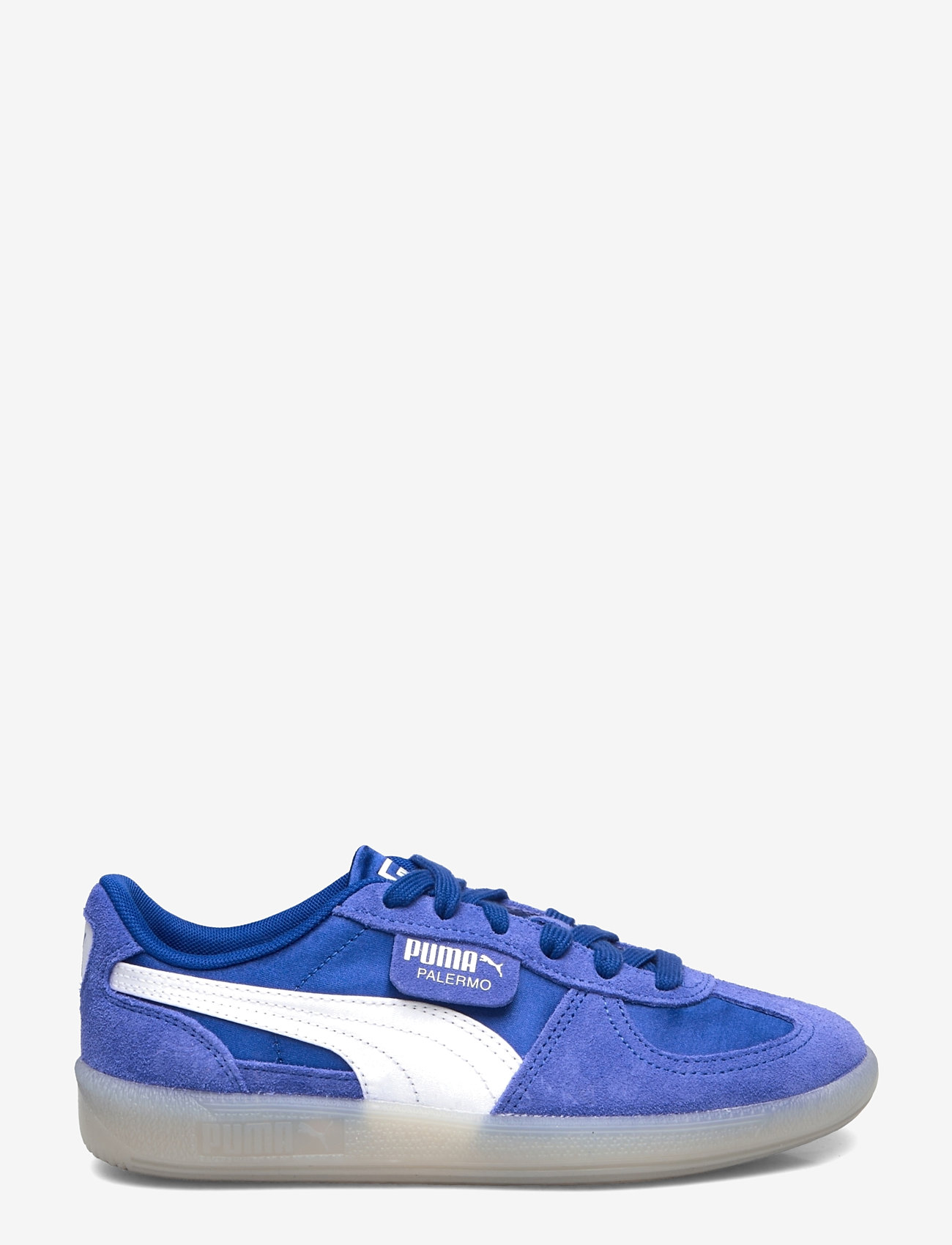 PUMA - Palermo Satin Wns - lave sneakers - vivid blue-feather gray - 1