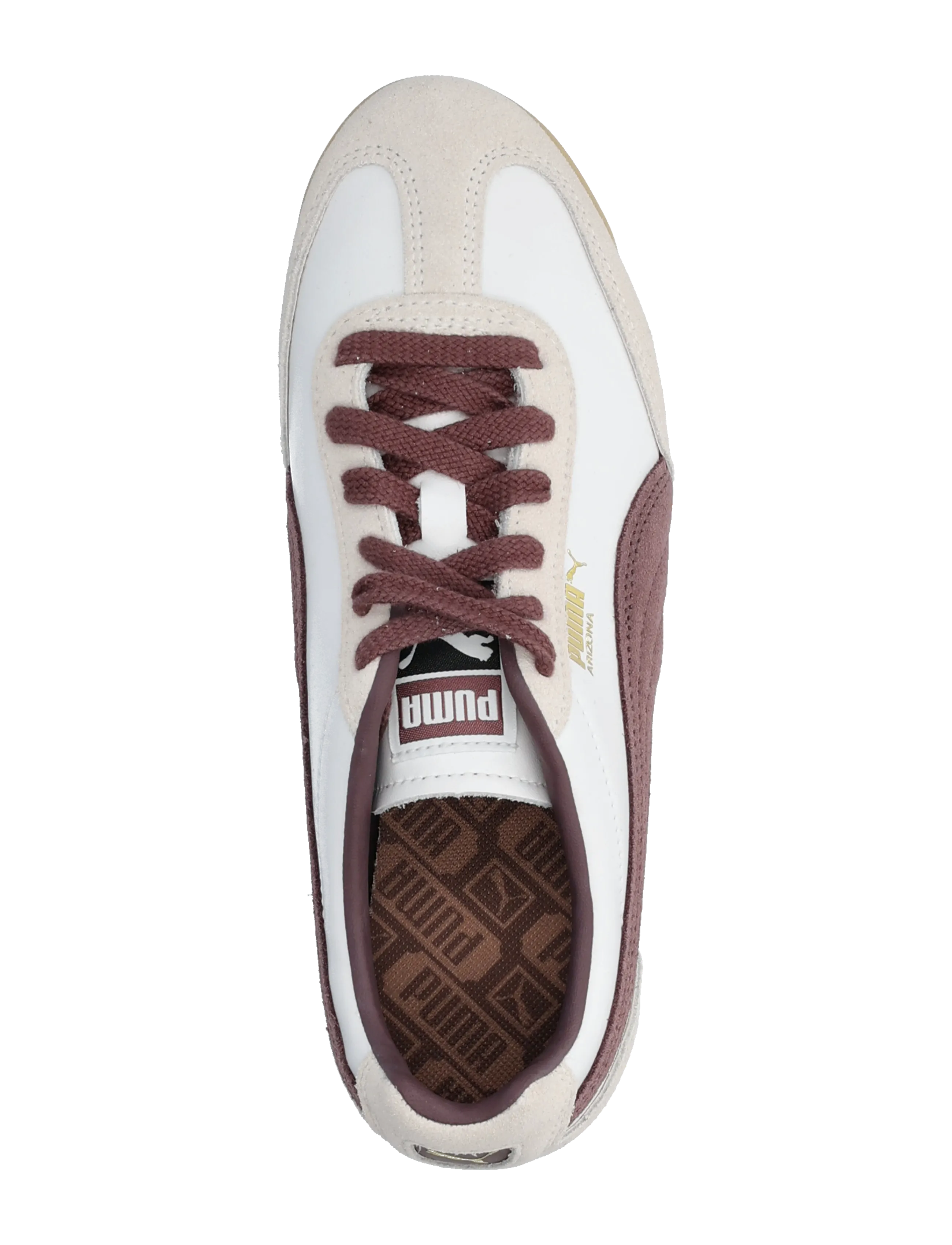 PUMA - Arizona Retro - sügisene kokkuhoid - puma white-rich cocoa - 3