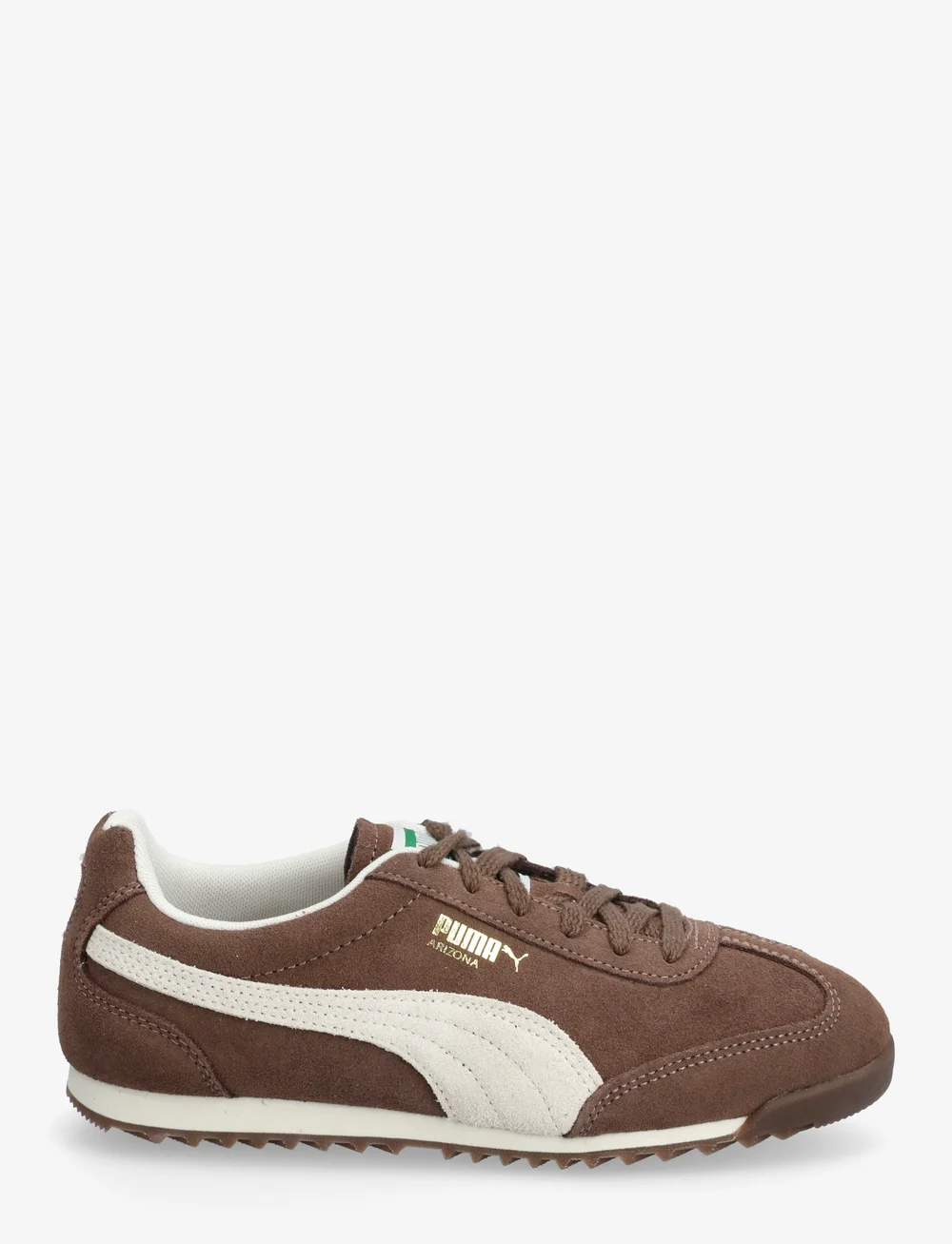 PUMA - Arizona SD - niedriger schnitt - flat bronze-alpine snow-puma gold - 1