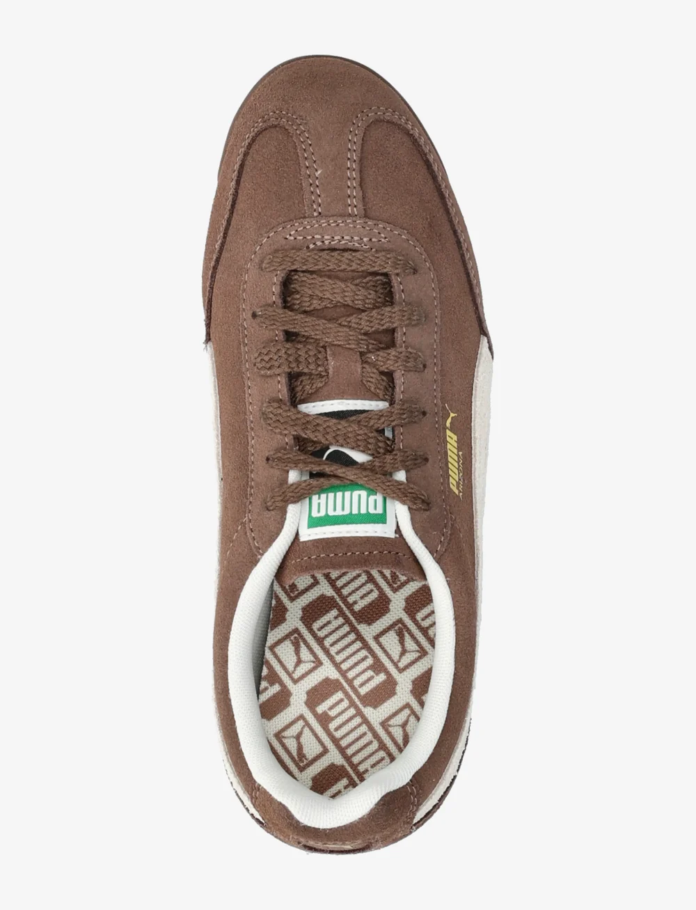 PUMA - Arizona SD - niedriger schnitt - flat bronze-alpine snow-puma gold - 3