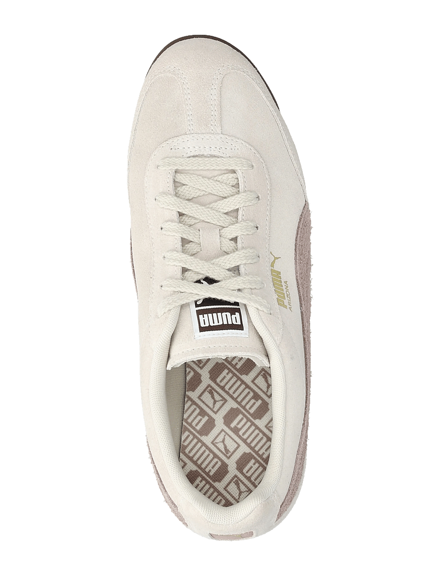 PUMA - Arizona SD - niedrige sneakers - alpine snow-sandstone-chocolate brown - 3