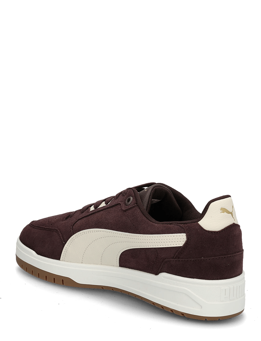 PUMA - Shuffle Downtown SD - laag sneakers - chocolate fondue-alpine snow - 1