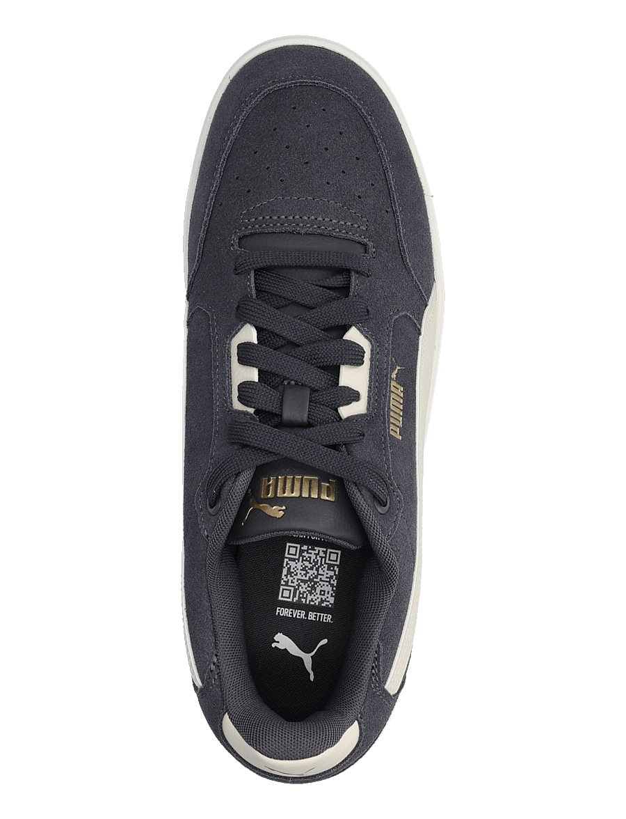 PUMA - Shuffle Downtown SD - niedriger schnitt - moody gray-alpine snow-puma gold - 3