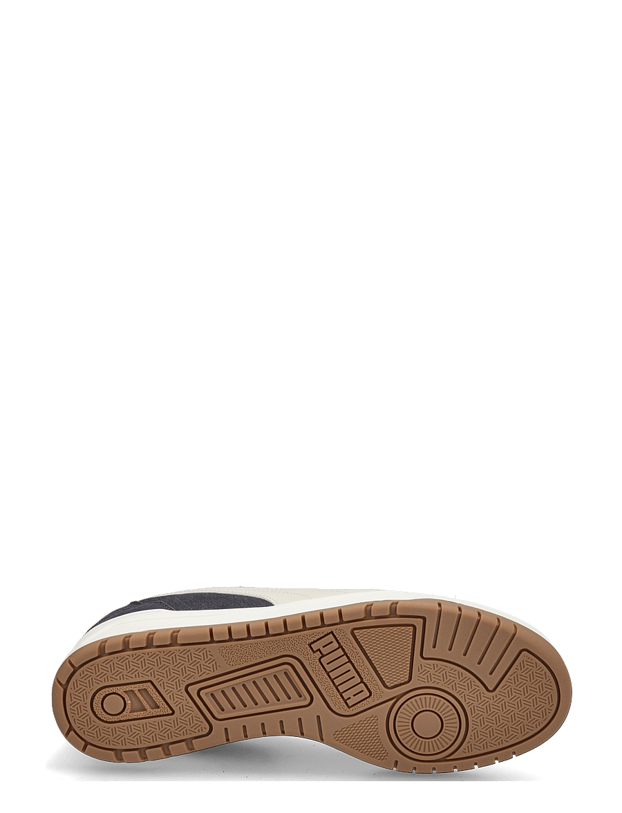 PUMA - Shuffle Downtown SD - niedriger schnitt - moody gray-alpine snow-puma gold - 4