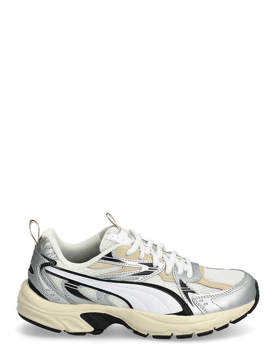 PUMA - Milenio tech_ - low top sneakers - warm white-puma white-puma silver - 1