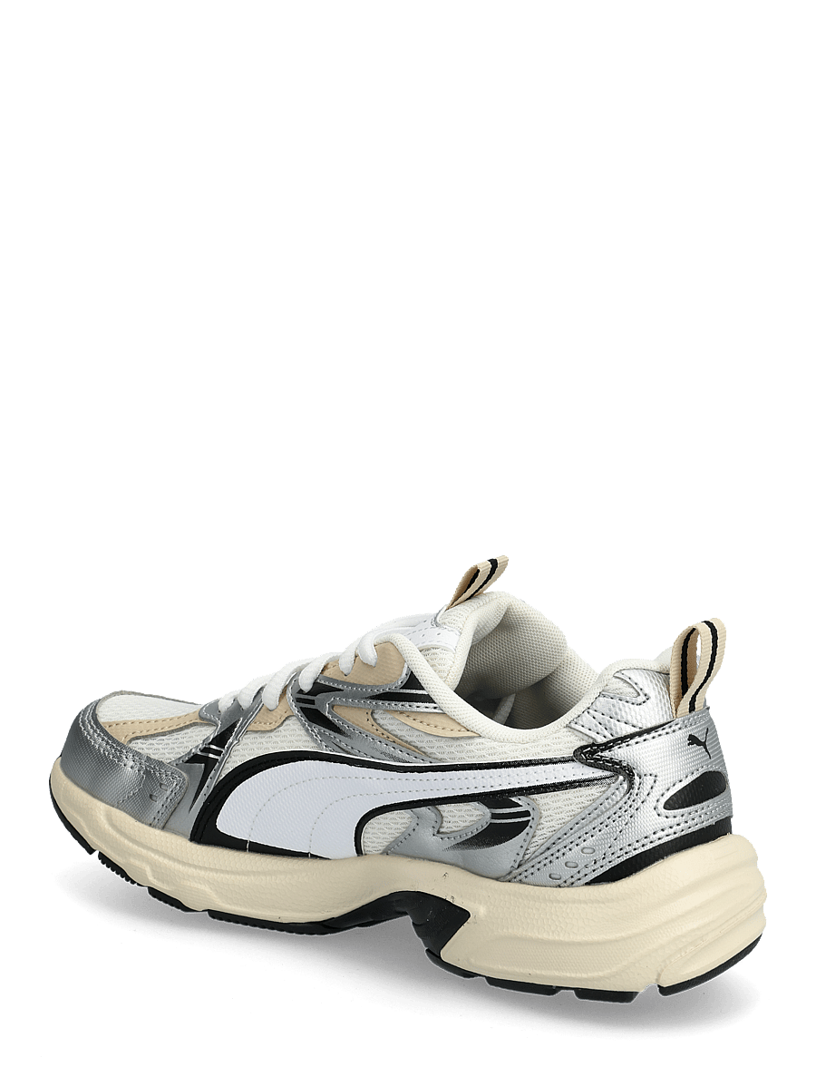PUMA - Milenio tech_ - low top sneakers - warm white-puma white-puma silver - 2