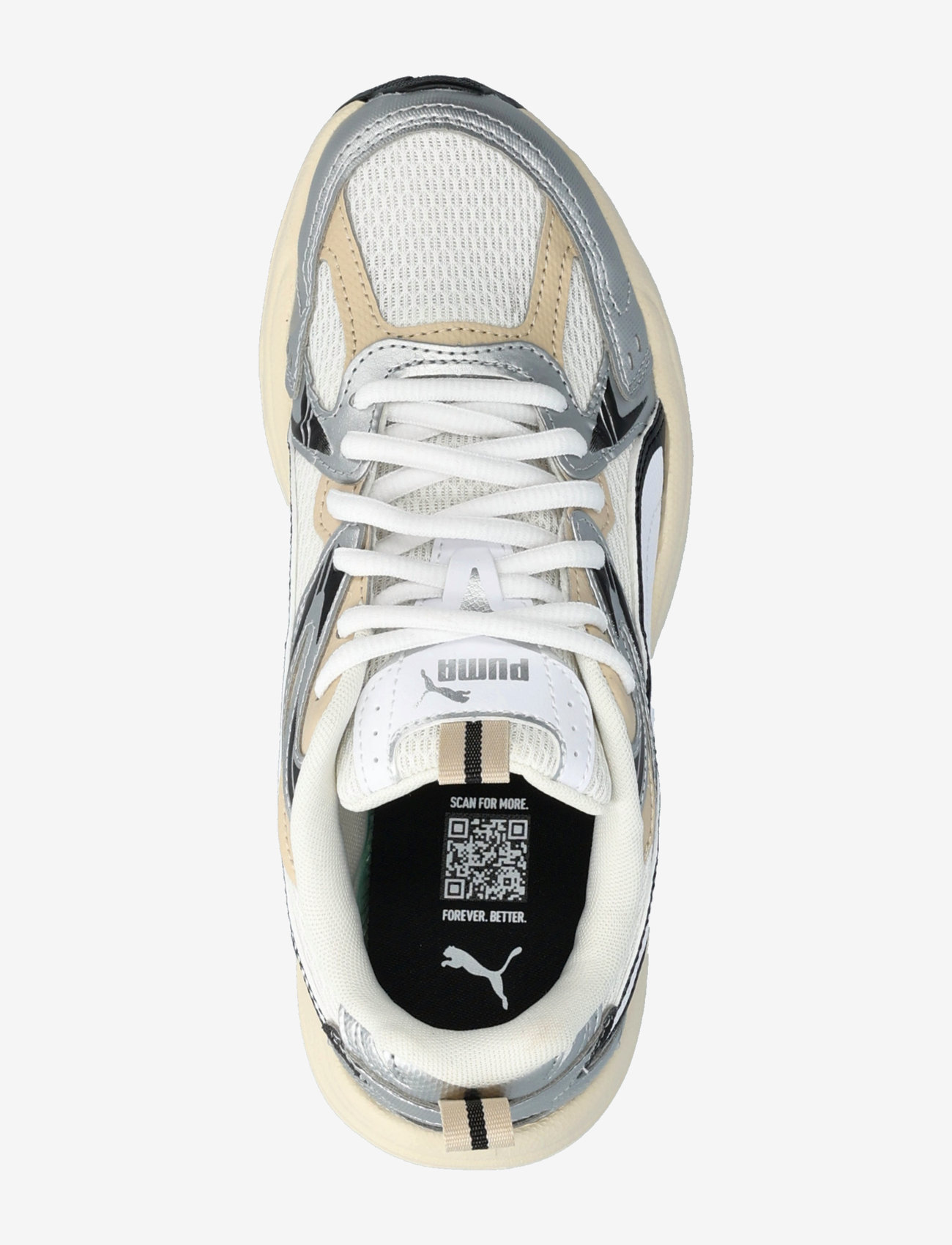 PUMA - Milenio tech_ - sneakers - warm white-puma white-puma silver - 3