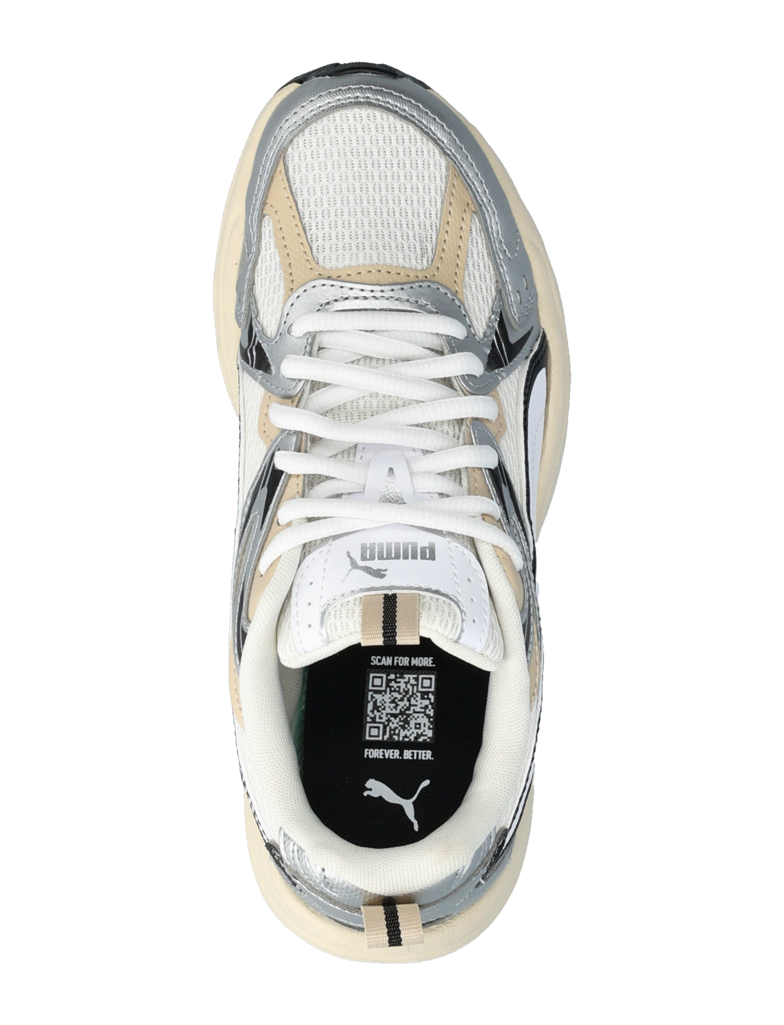 PUMA - Milenio tech_ - sneakers - warm white-puma white-puma silver - 3