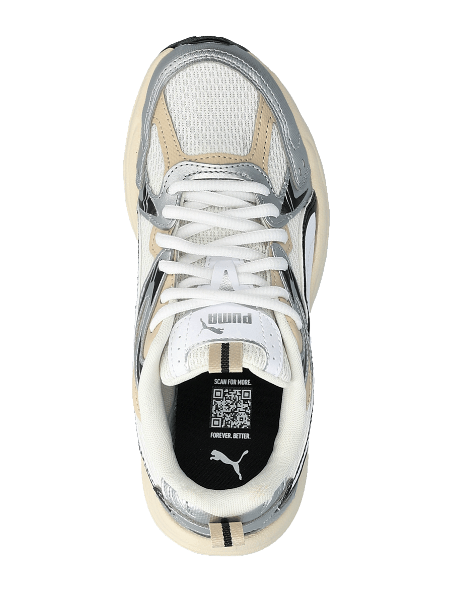 PUMA - Milenio tech_ - low top sneakers - warm white-puma white-puma silver - 3